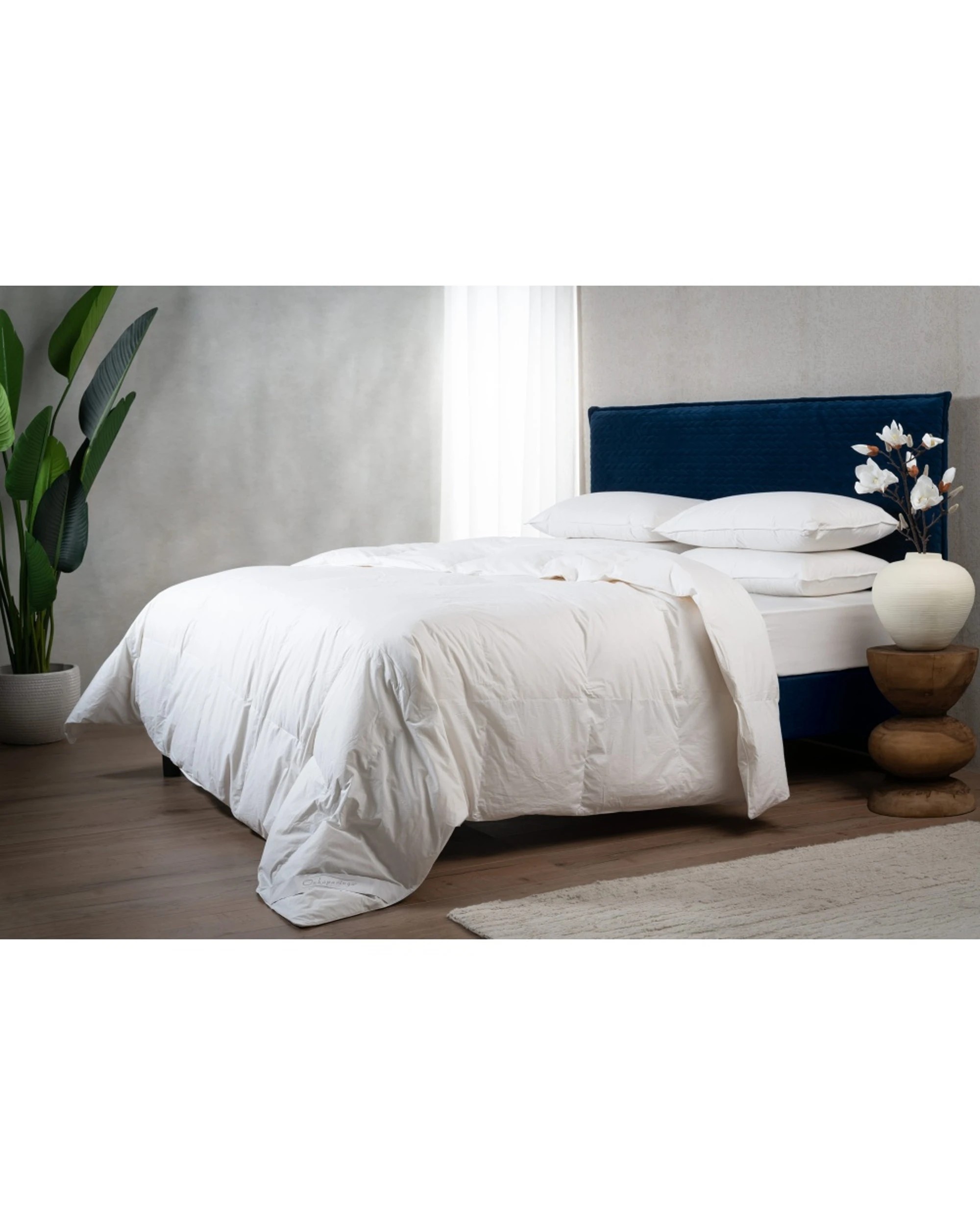 4 ONKAPARINGA Hungarian Goose Down Feather Quilt Doona Bedding - Super King Bed - White, 4 of 7