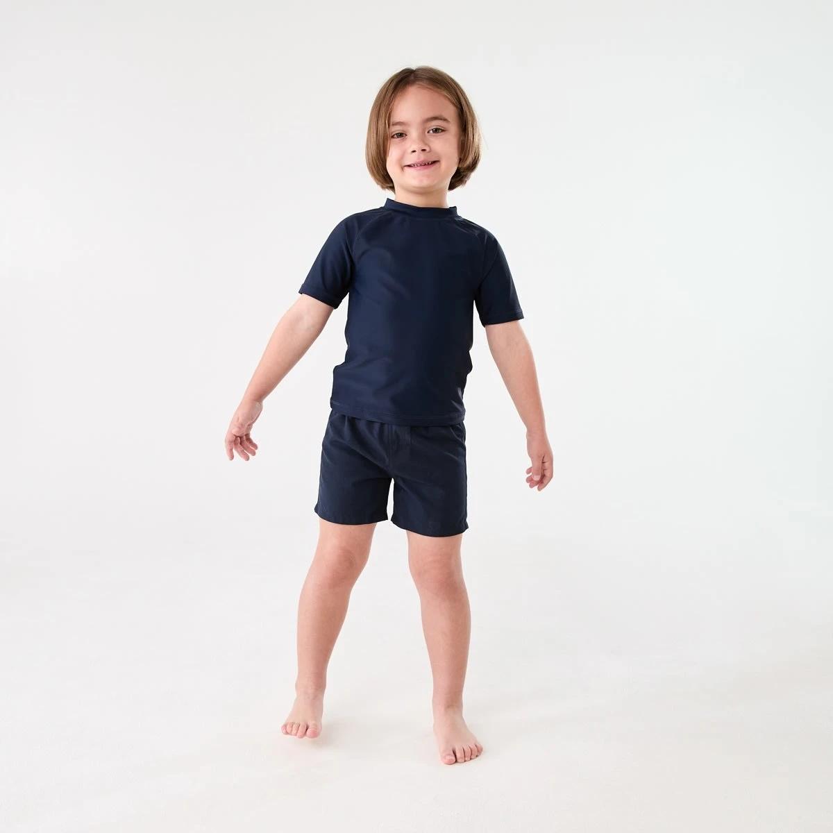 5 Short Sleeve Rash Vest DRESS BLUE, 5 of 6