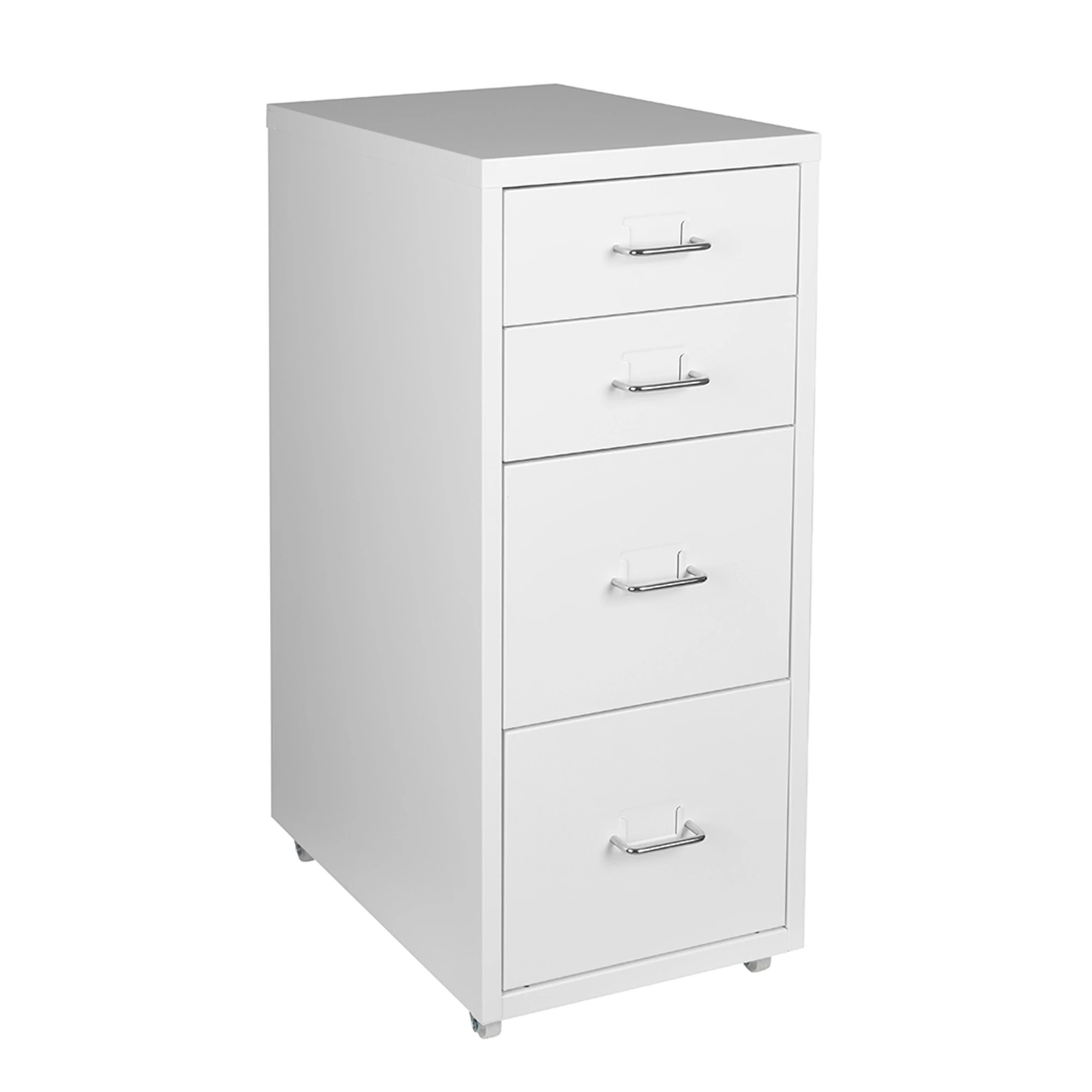2 Levede 4 Drawer Office Cabinet - White, 2 of 7