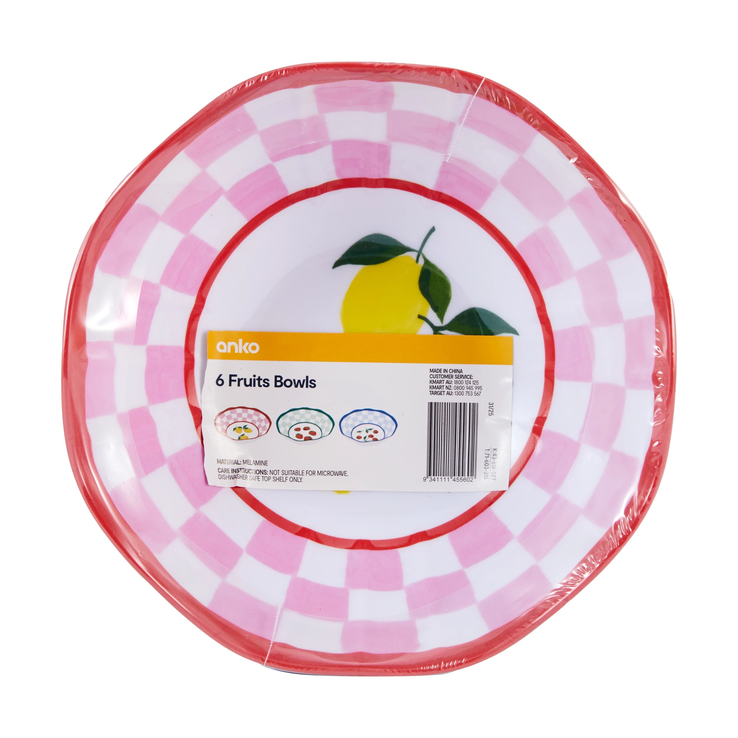 9 6 Pack Fruits Bowls, 9 of 9