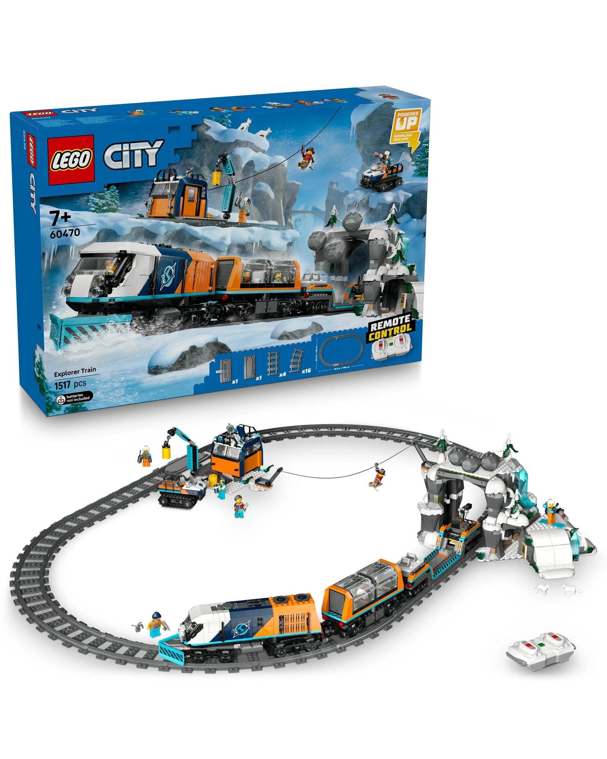 1 LEGO City Explorers Arctic Polar Express Train - 60470, 1 of 10