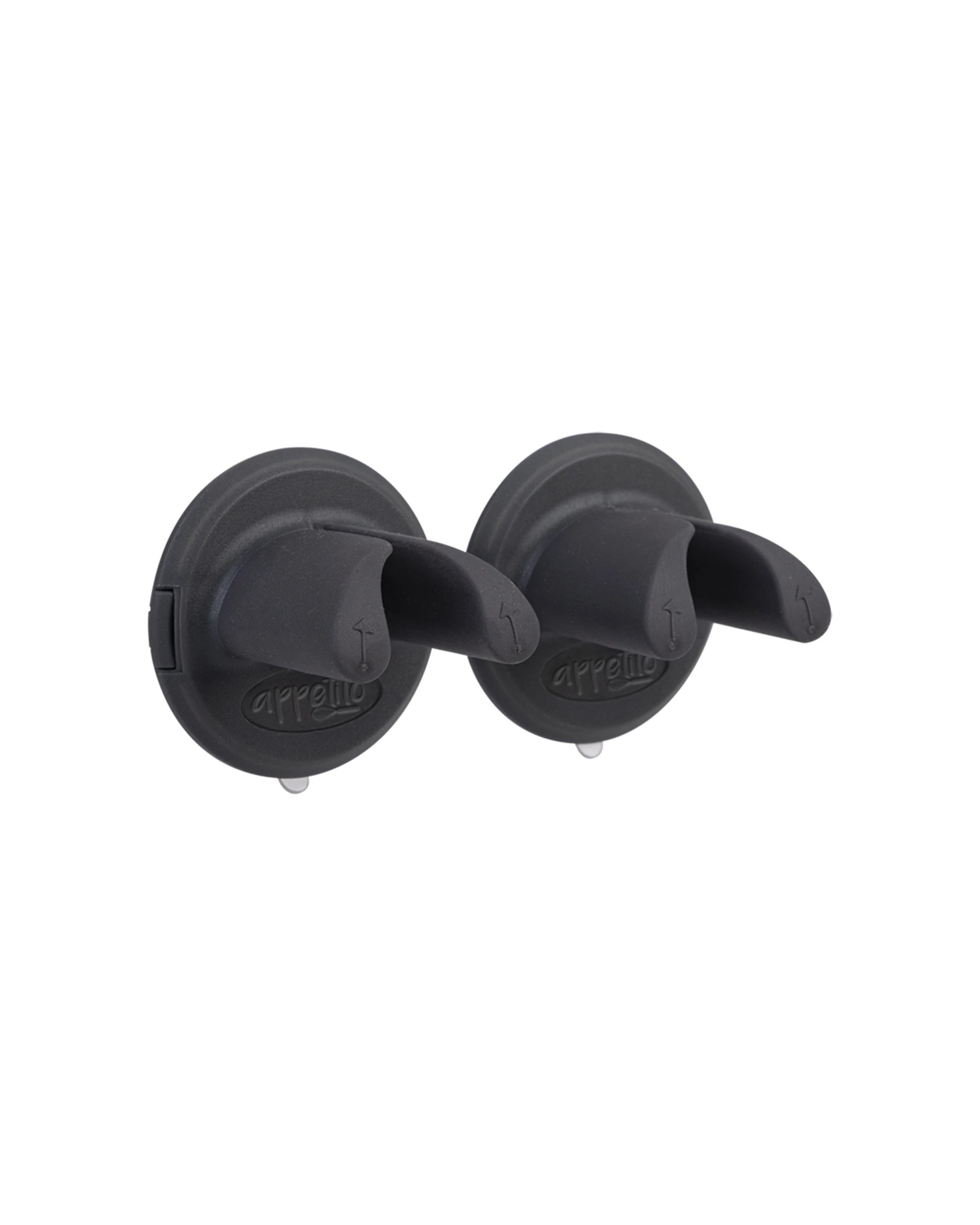 4 Appetito 3x 2pc Suction Towel Holders Home Kitchen Cooking - Charcoal, 4 of 5