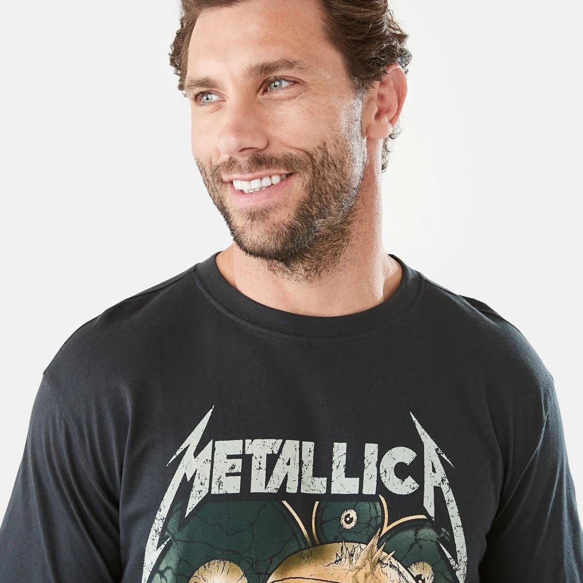 4 Metallica License T-shirt Blk Oyster, 4 of 5
