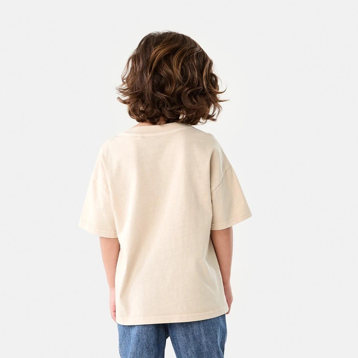 2 Oversized Washed T-shirt NATURAL ECRU, 2 of 9