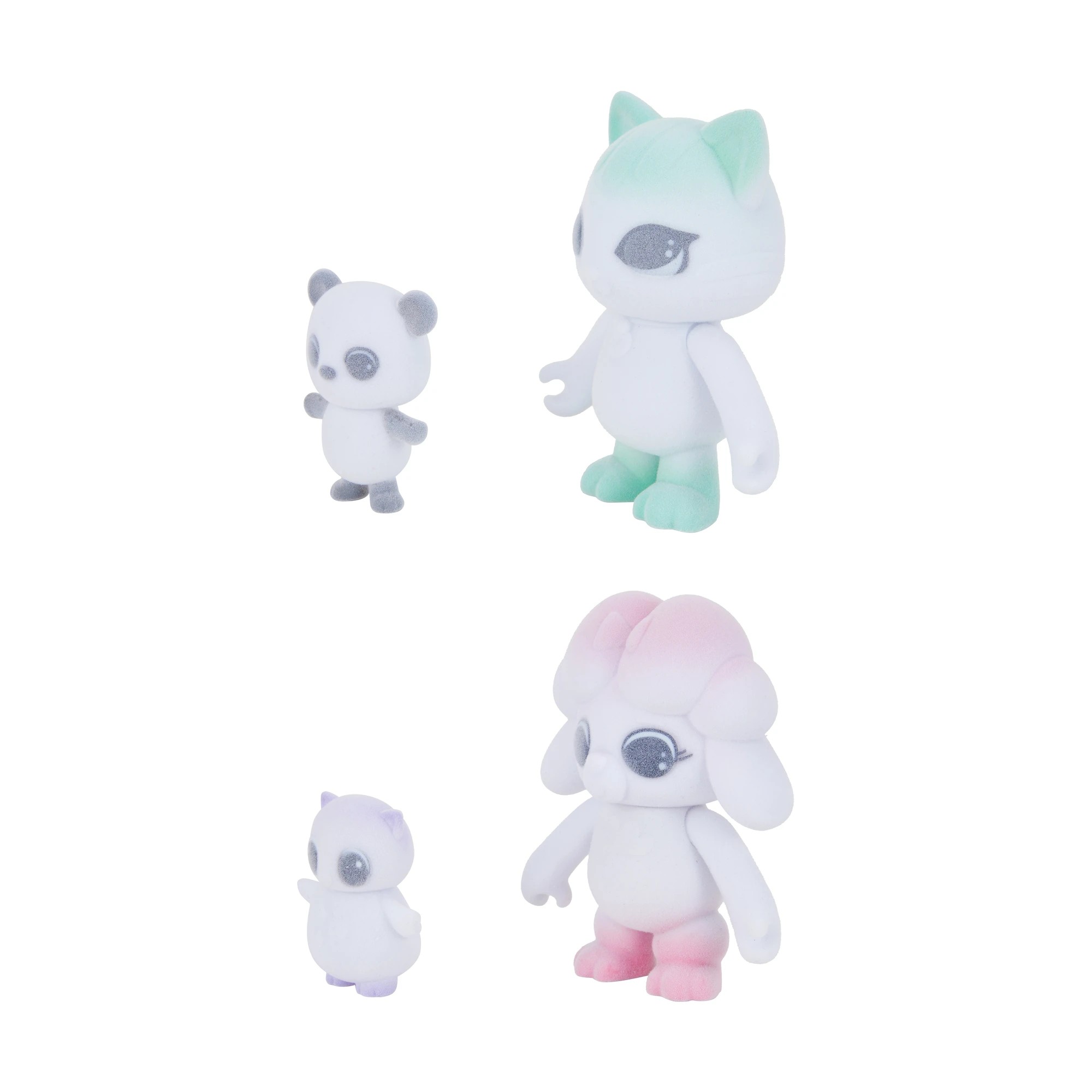 3 Friendship Village Create Your Own Flocked Character Set - Assorted, 3 of 8