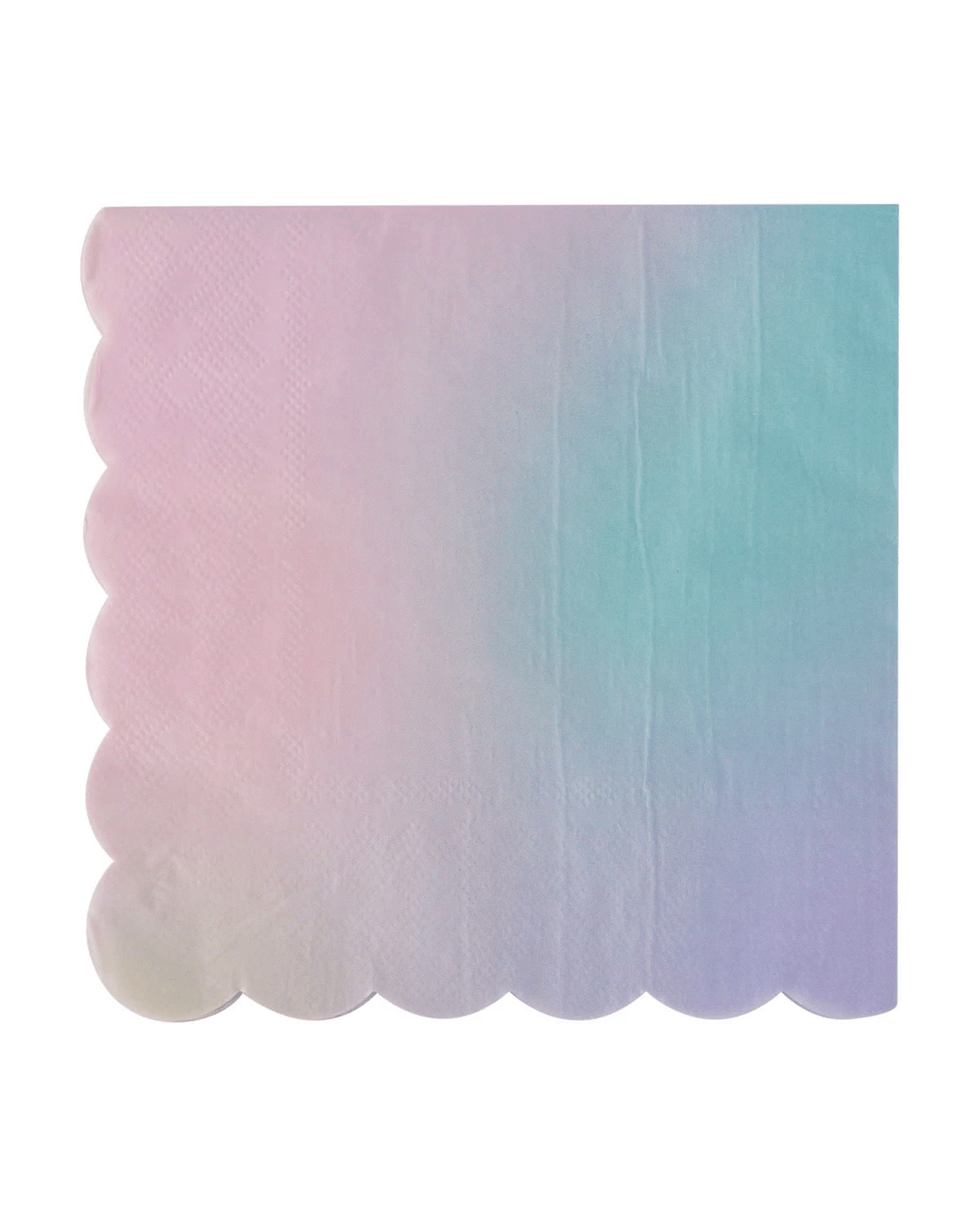 4 20 Pack Ombre Scalloped Paper Napkins, 4 of 5