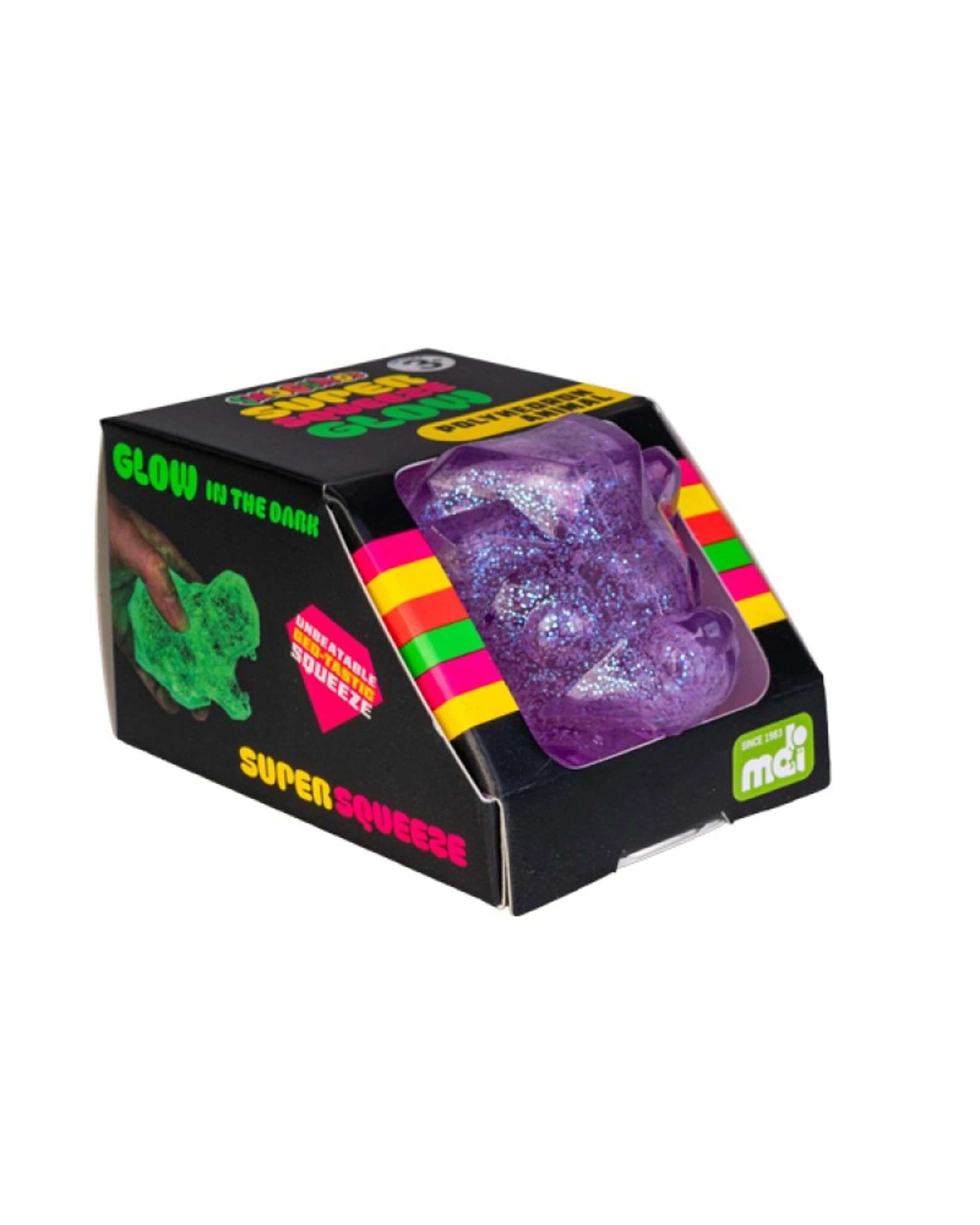 1 Smooshos Super Squeeze Glow-in-the-Dark Polyhedron Animals, 1 of 4