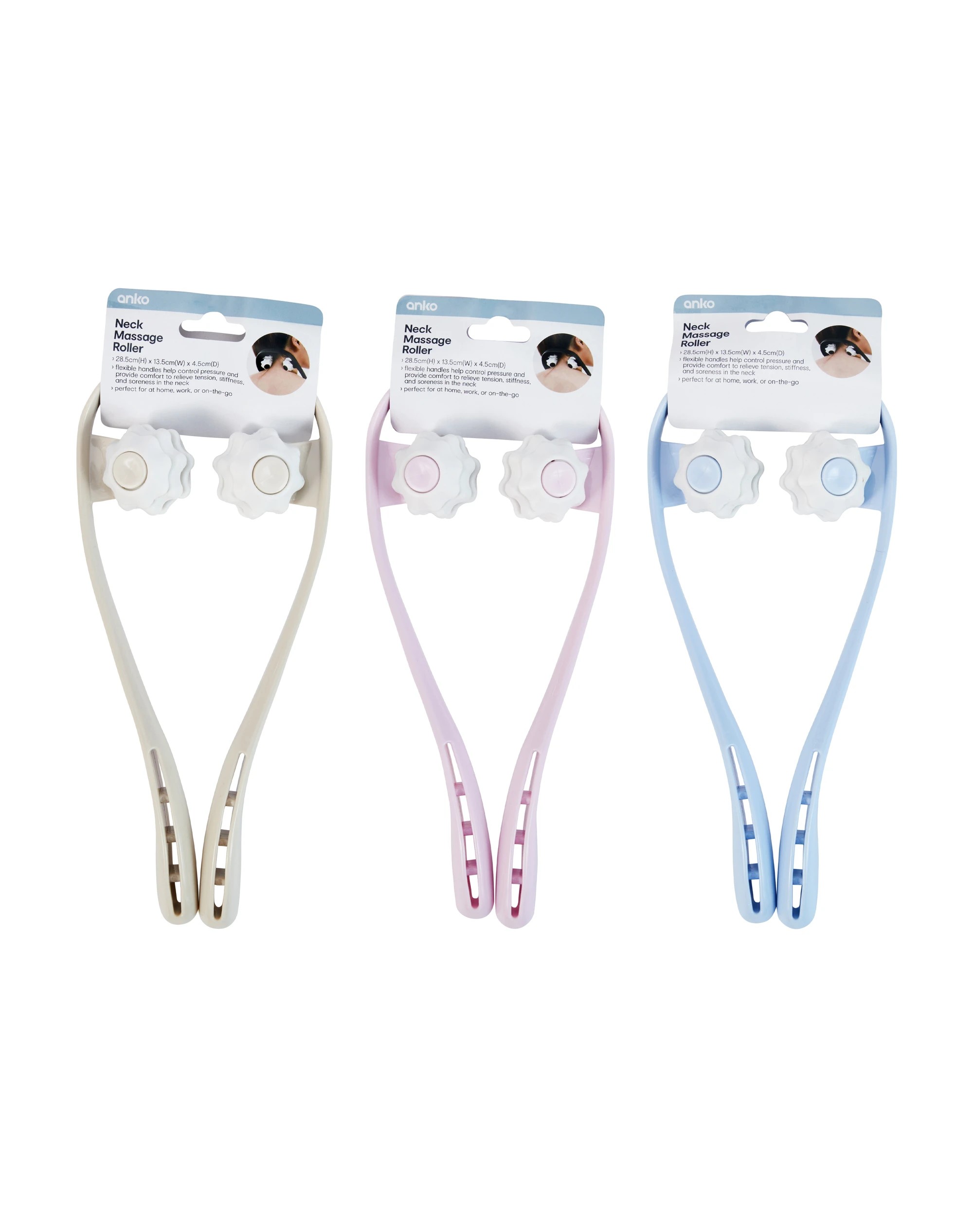 4 Neck Massage Roller - Assorted, 4 of 4