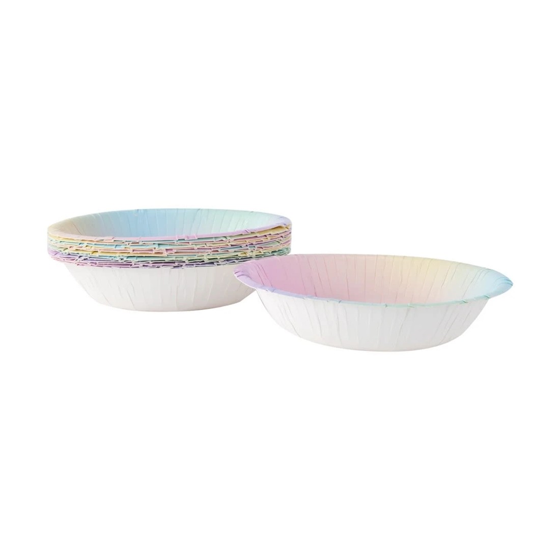 3 16 Piece Ombre Paper Bowls, 3 of 5