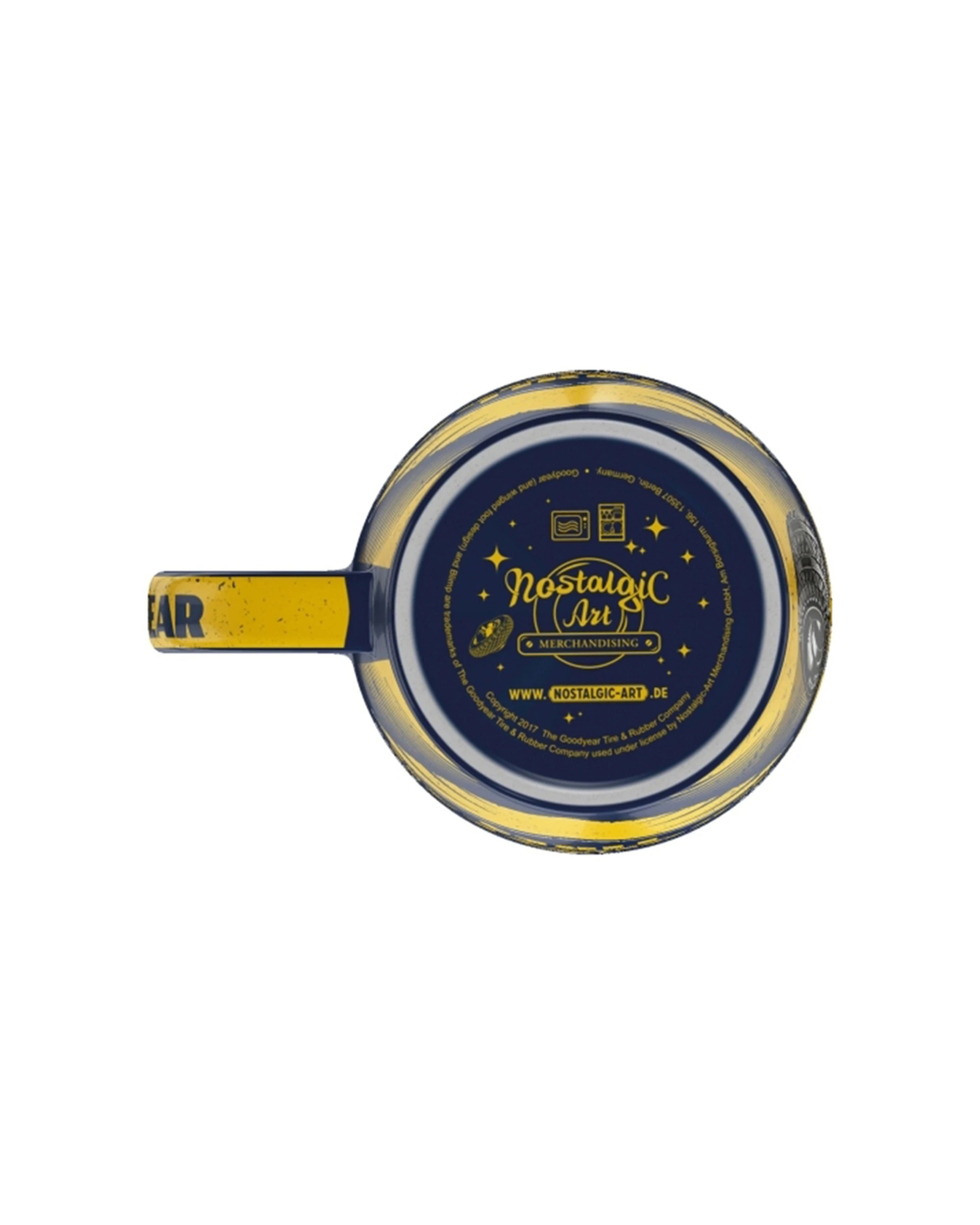 4 Nostalgic-Art Ceramic Mug 330ml Mug - Goodyear Eagle Tire - Blue, 4 of 4
