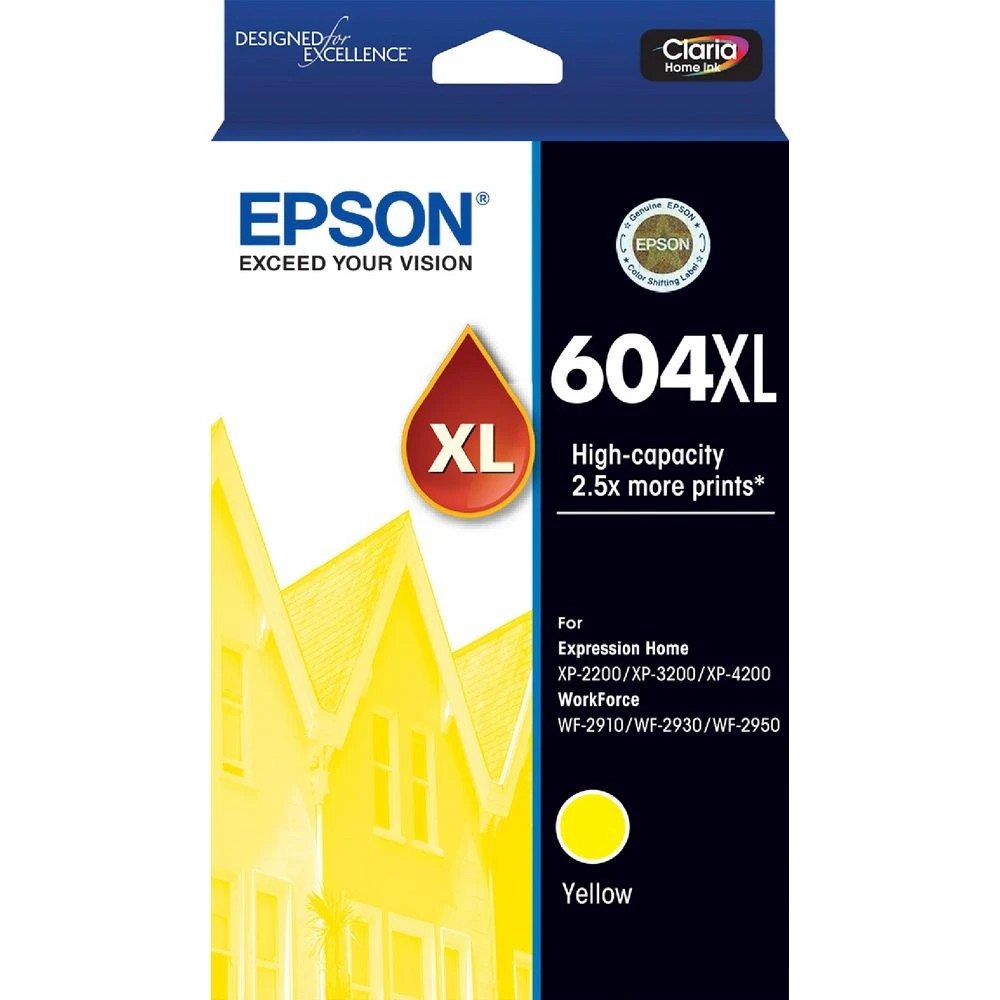 1 Epson 604XL Ink Cartridge Yellow, 1 of 1