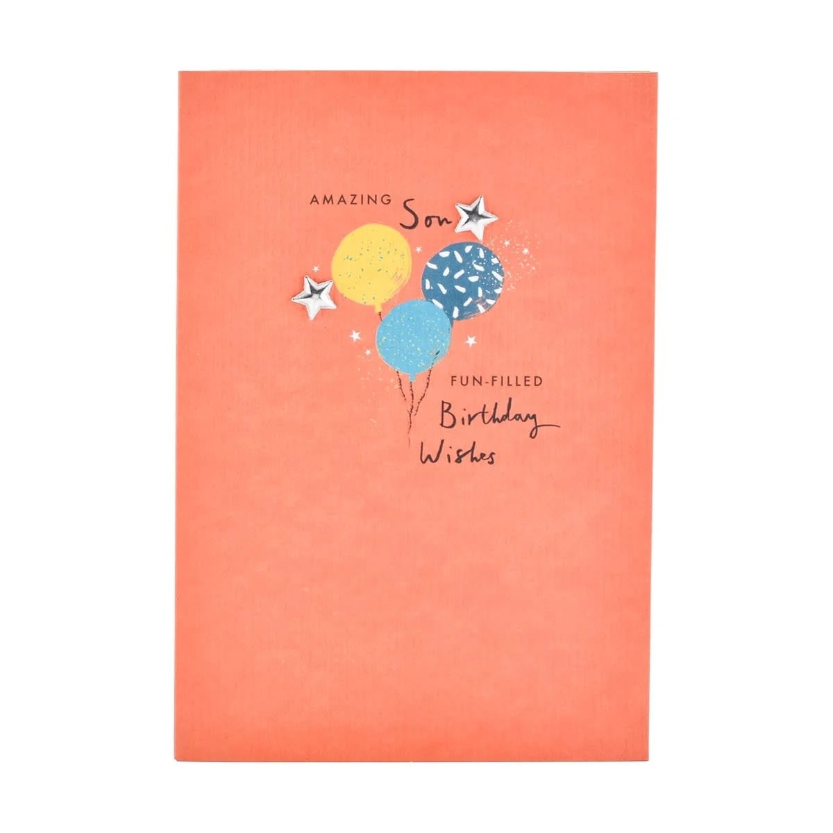 3 Hallmark Birthday Card For Son - Balloons & Stars, 3 of 3