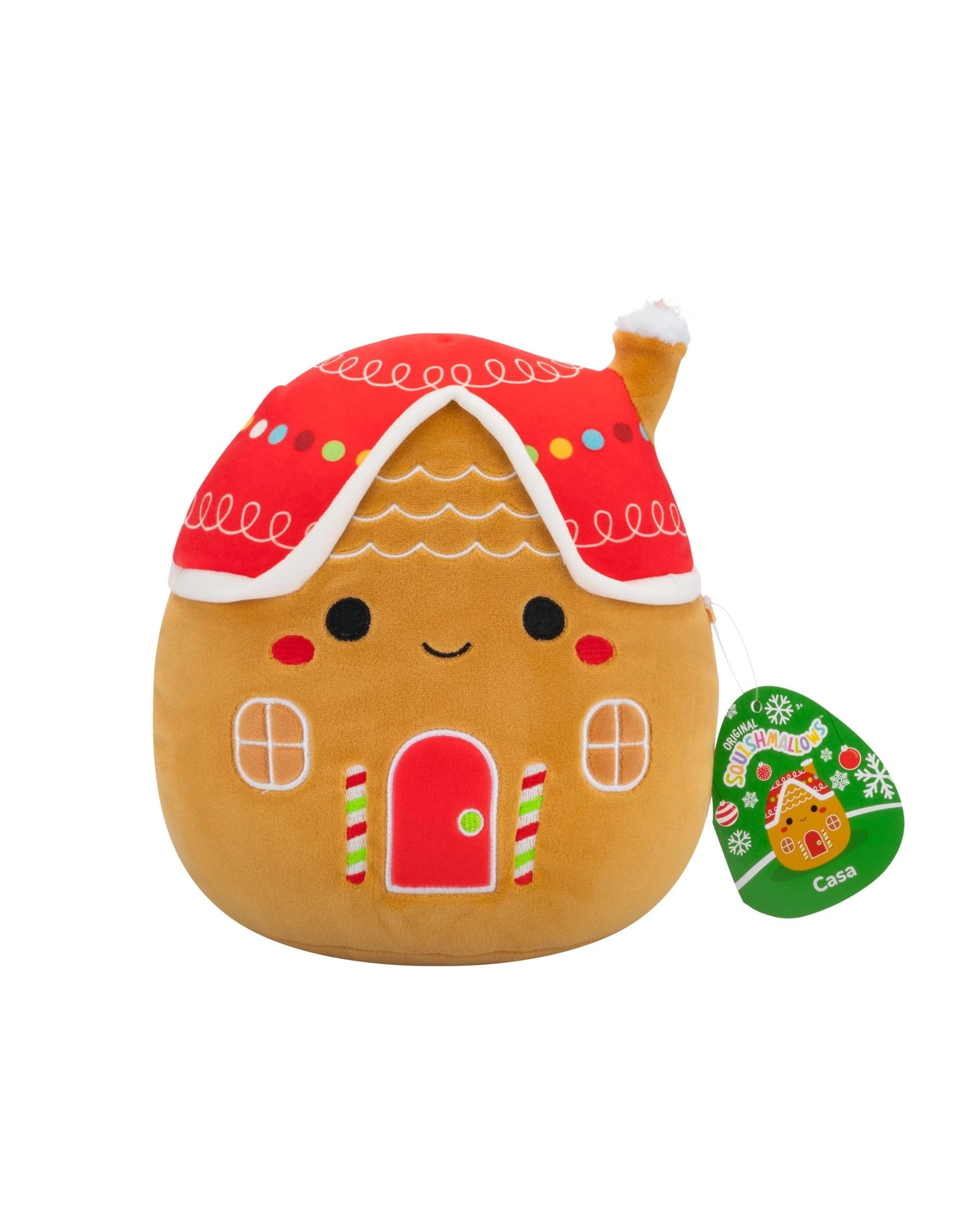 1 Squishmallows Christmas Casa The Gingerbread House 7.5 inch Plush, 1 of 1