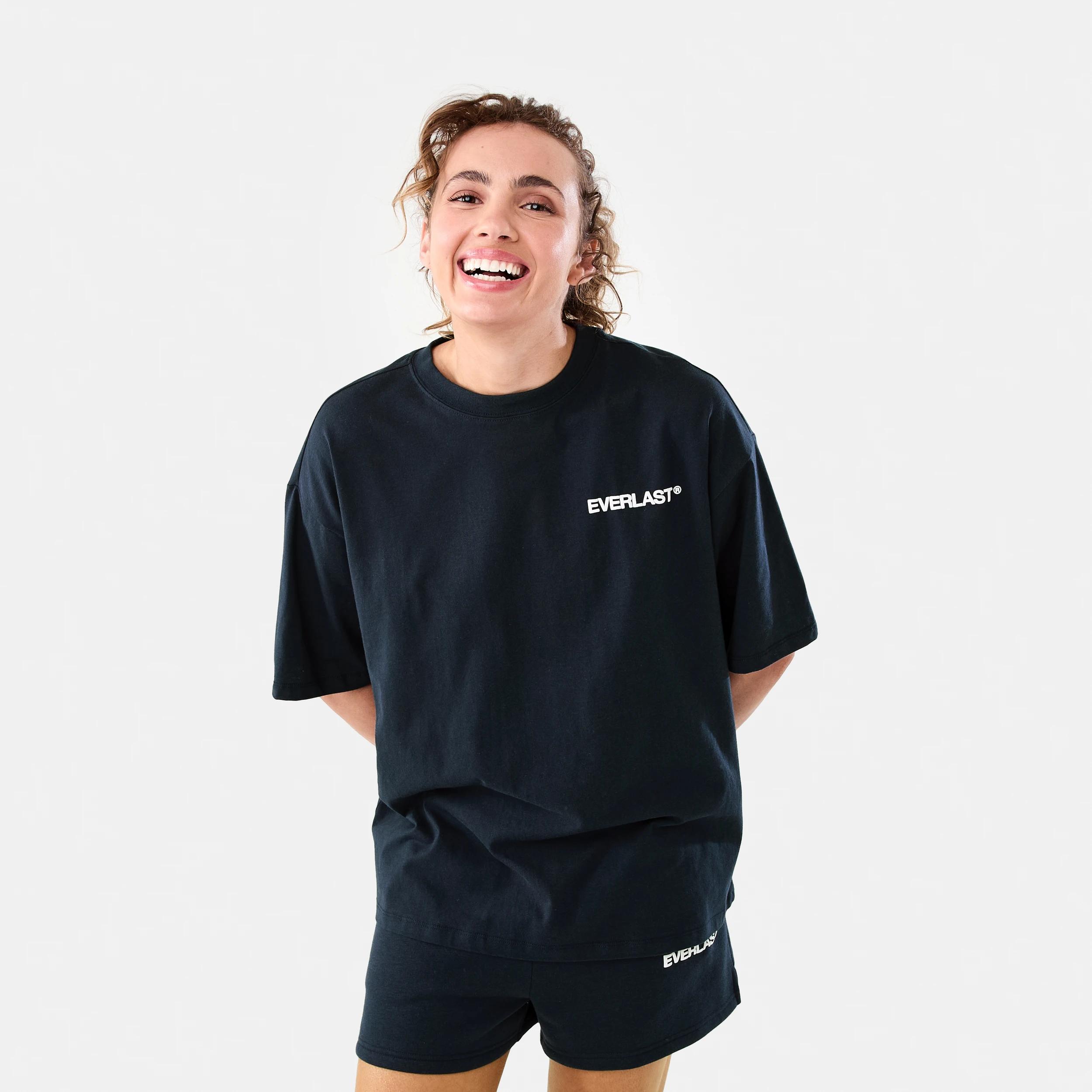 1 Everlast Womens Collegiate Boyfriend T-shirt EVERLAST MIDNIGHT BLUE, 1 of 7