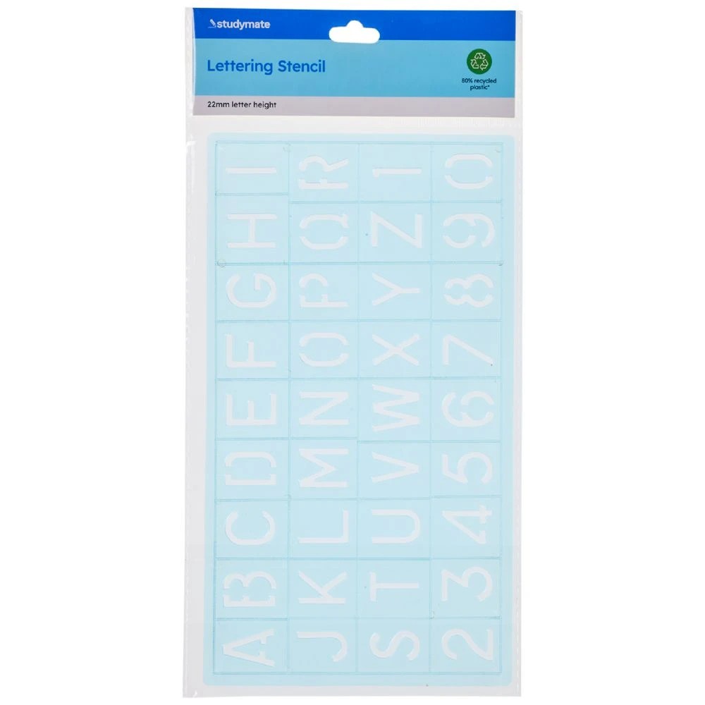 2 Studymate 22mm Lettering Stencil, 2 of 2