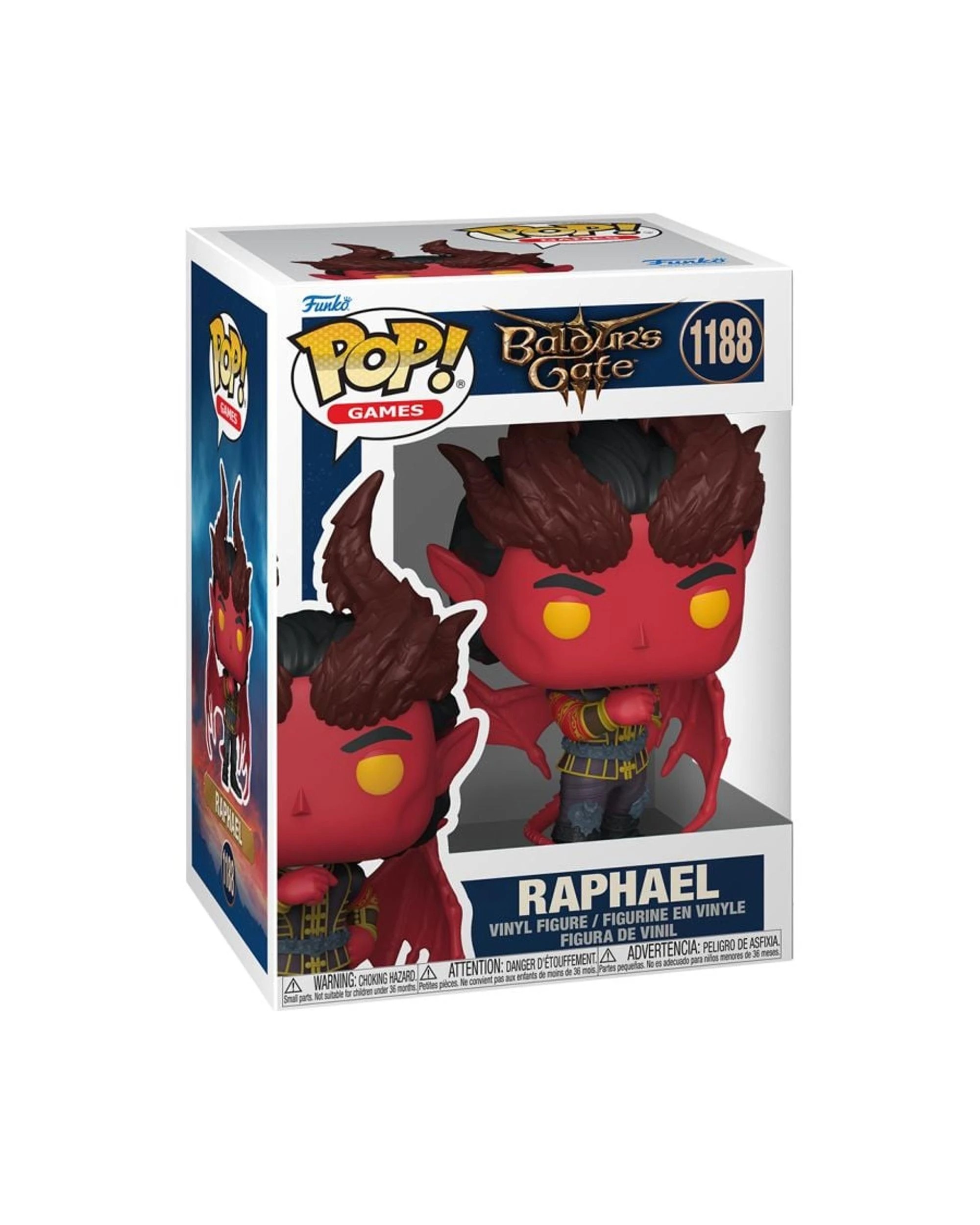 2 Baldur's Gate 3 Raphael - Cambion Devil -  Funko POP! Vinyl, 2 of 2