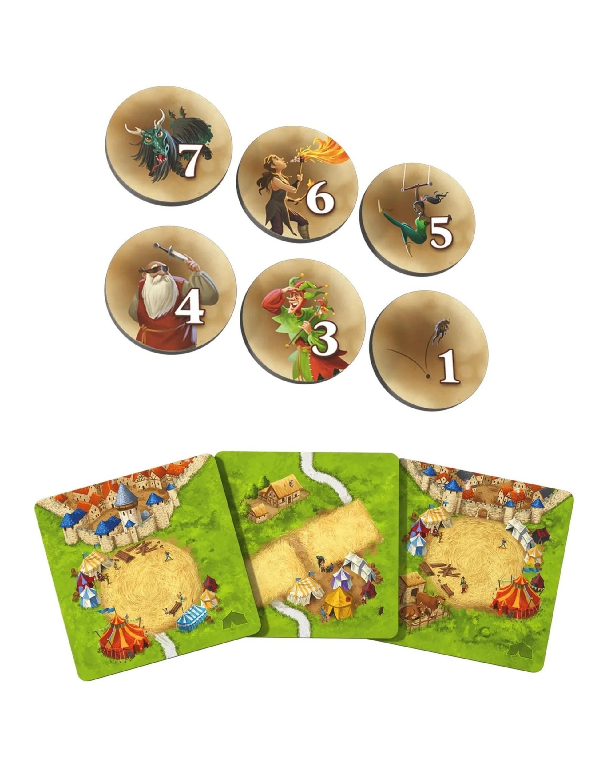 4 Carcassonne Circus and Artists Expansion 10 - 2025 Redesign -  Board Game, 4 of 8