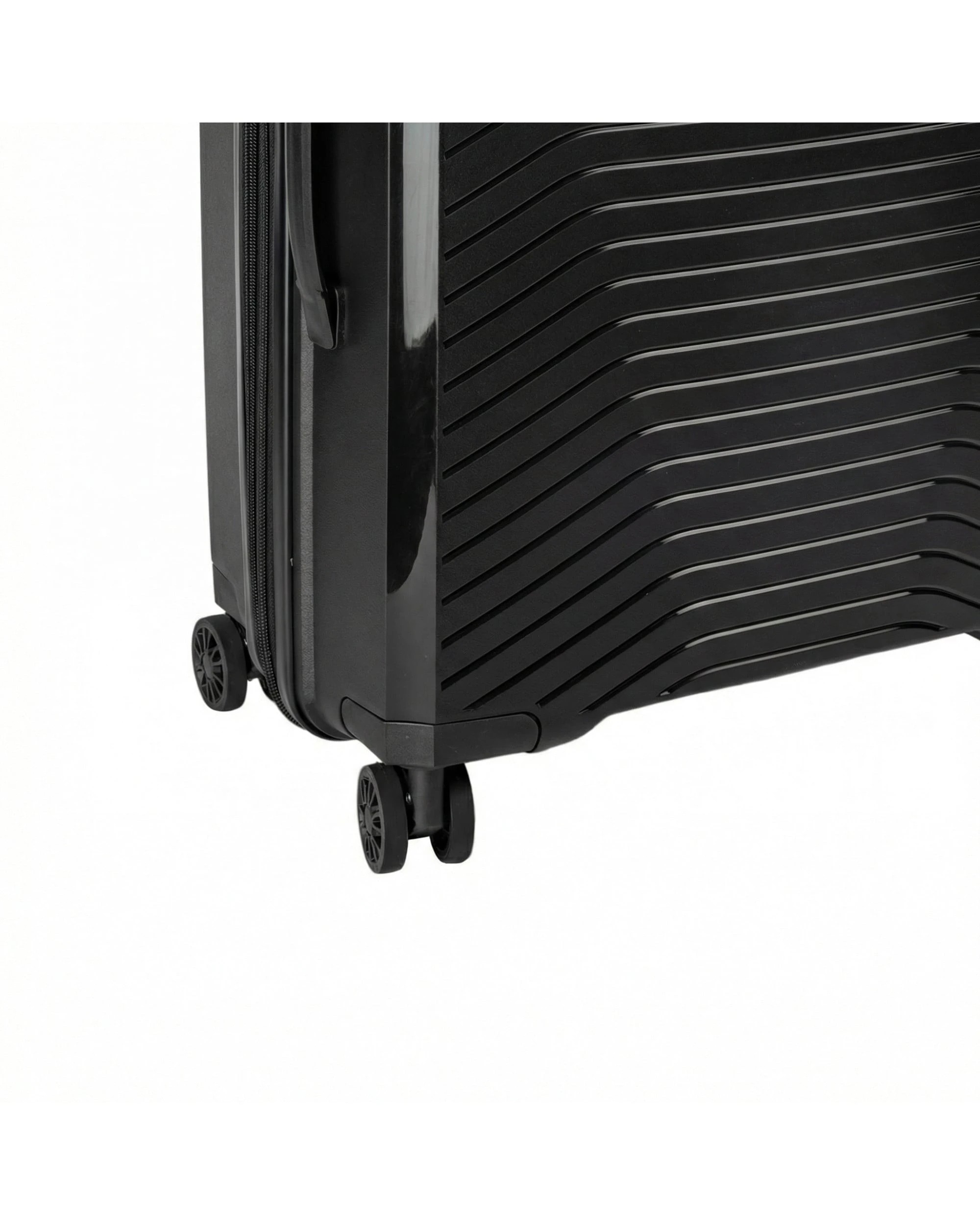 4 Olympus Astra 24in Lightweight Hard Shell Suitcase in Obsidian Black - Black, 4 of 7