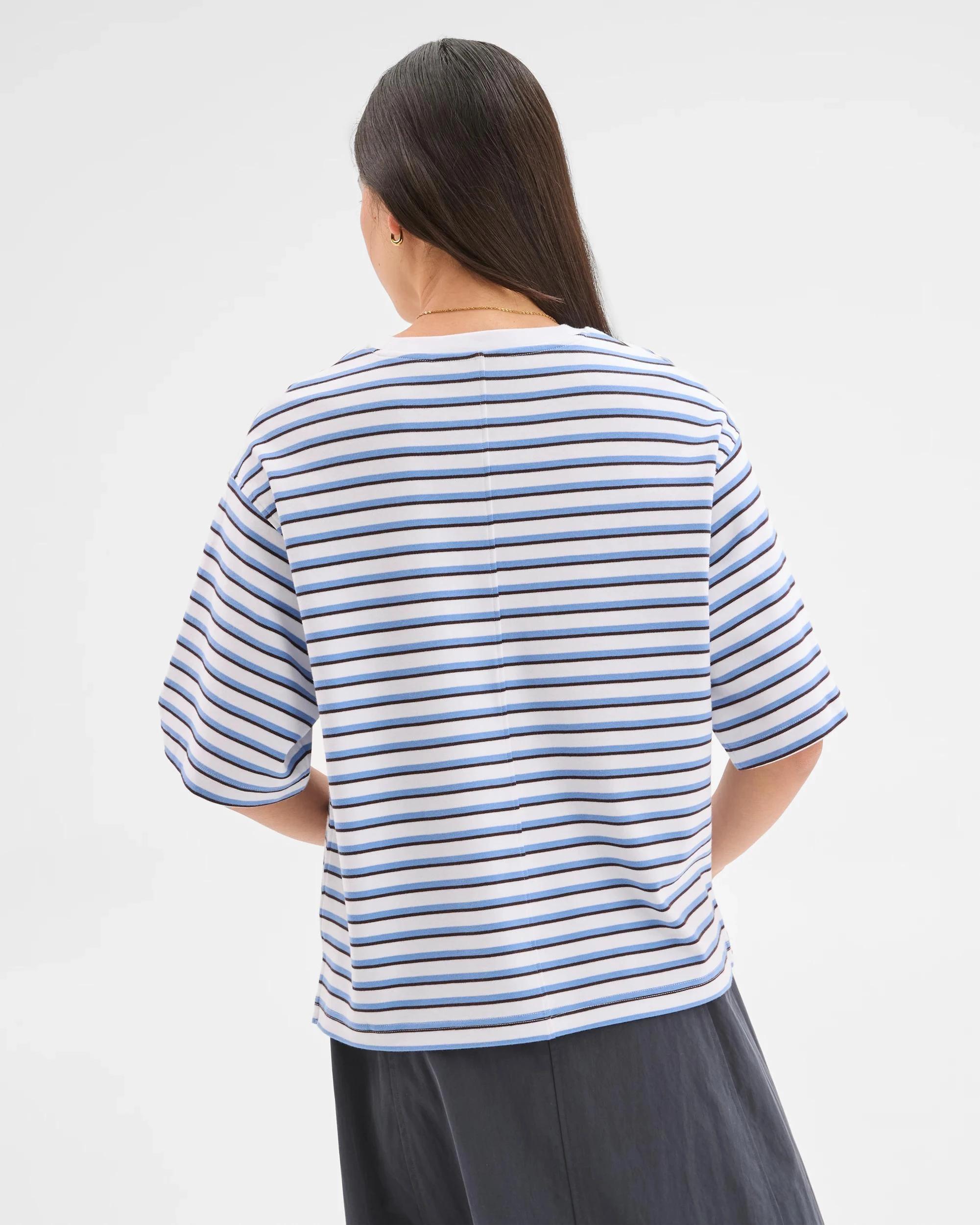 4 Target Australian Cotton Heavyweight Boxy T-Shirt STRIPE, 4 of 5