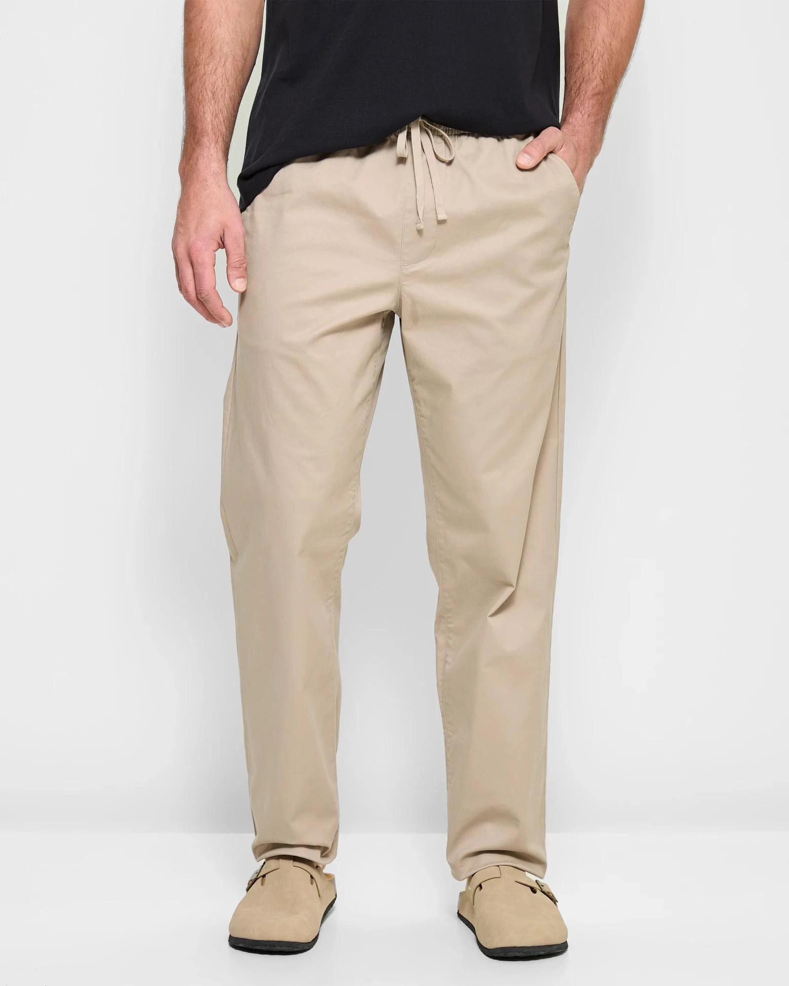3 Target Australian Cotton Relaxed Chino Pants SAND, 3 of 5