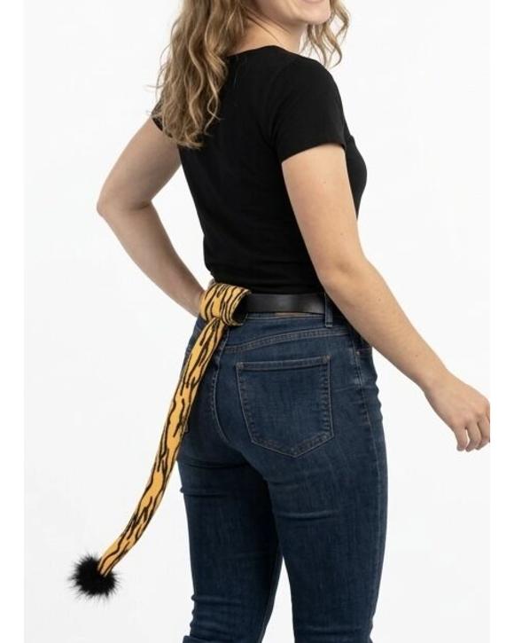 BR Costumes Long Animal Tail Tiger Costume with Waist Strap