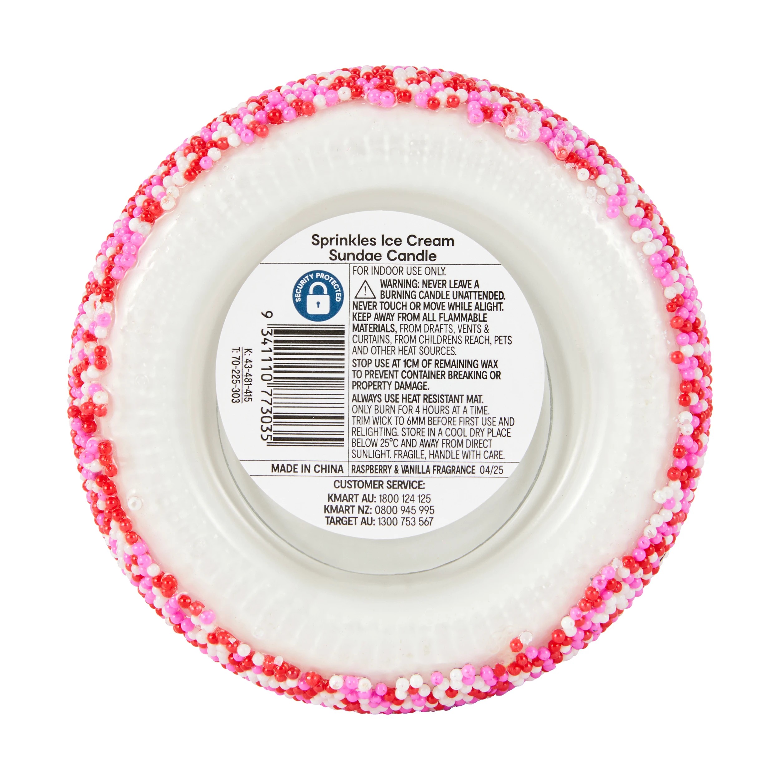 5 Sprinkles Ice Cream Sundae Candle, 5 of 5
