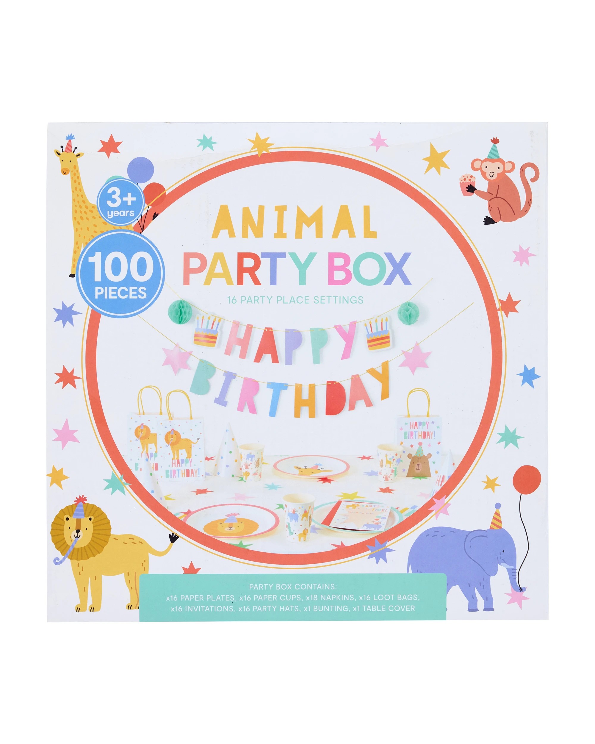 9 100 Piece Party Box - Animal, 9 of 10