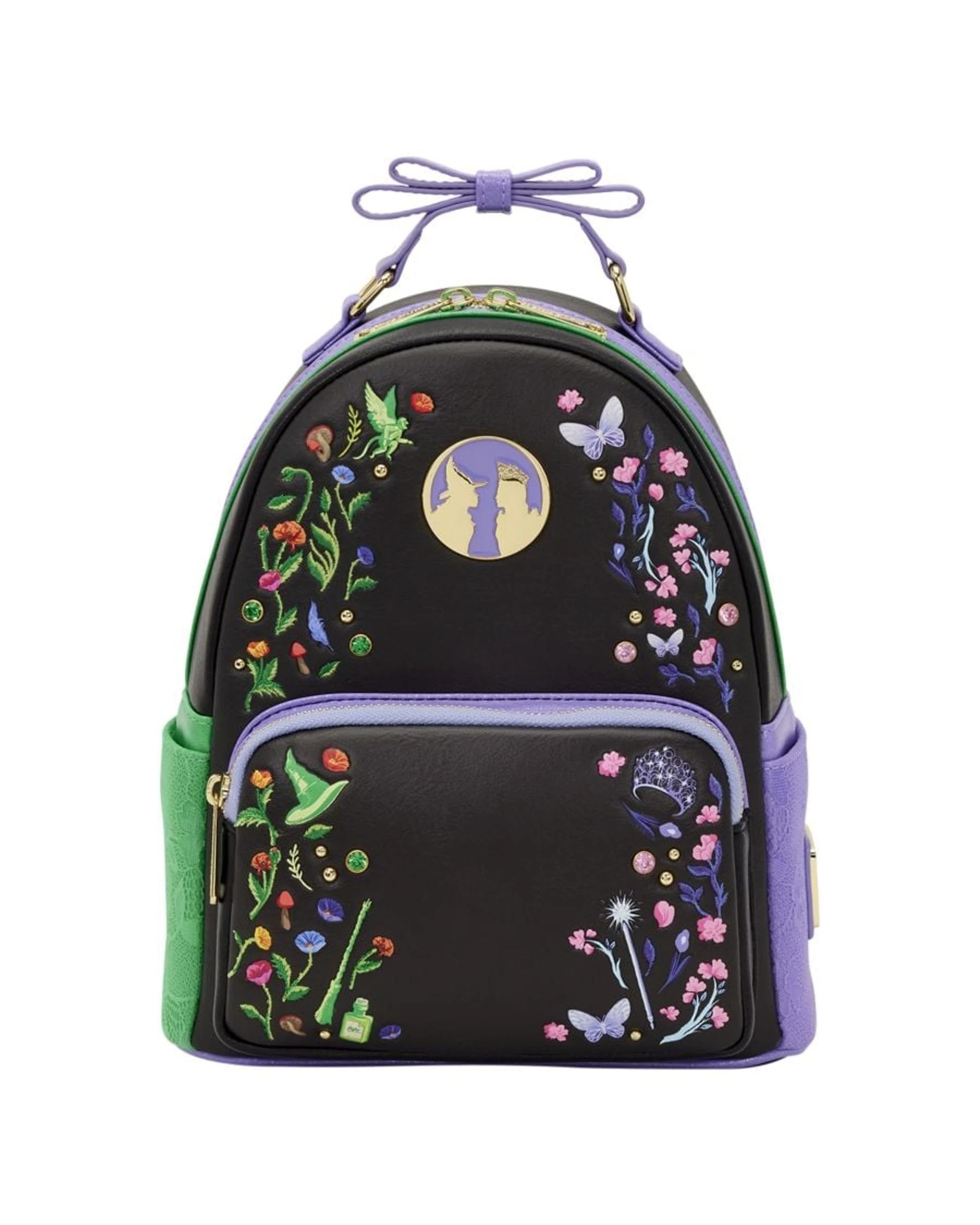 2 Loungefly Wicked Floral and Lace Mini Backpack, 2 of 3
