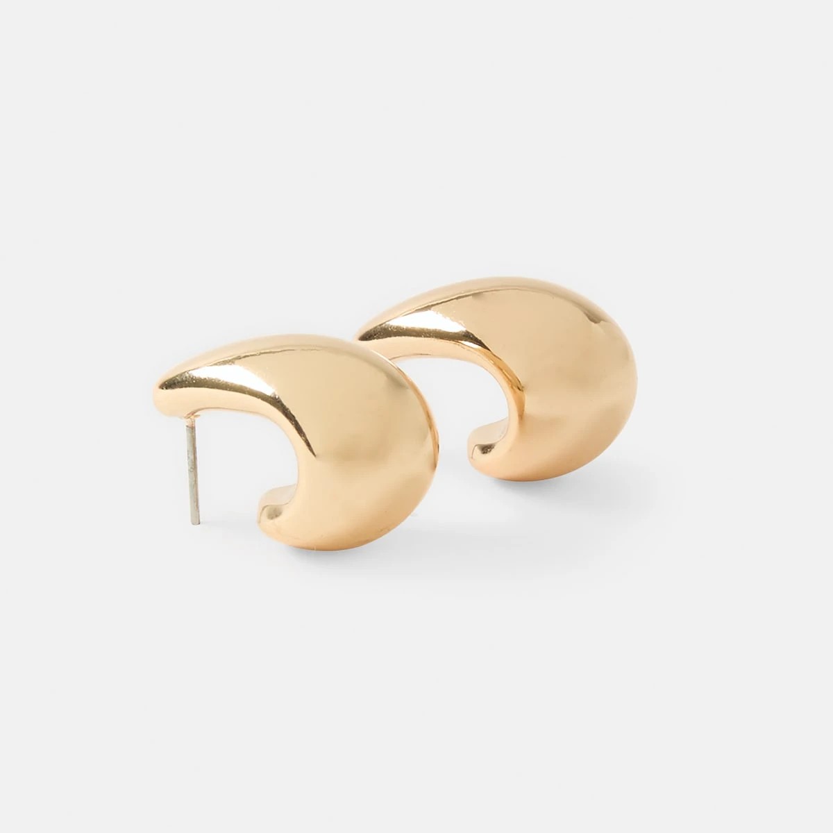2 Mini Teardrop Earrings - Gold Tone, 2 of 5
