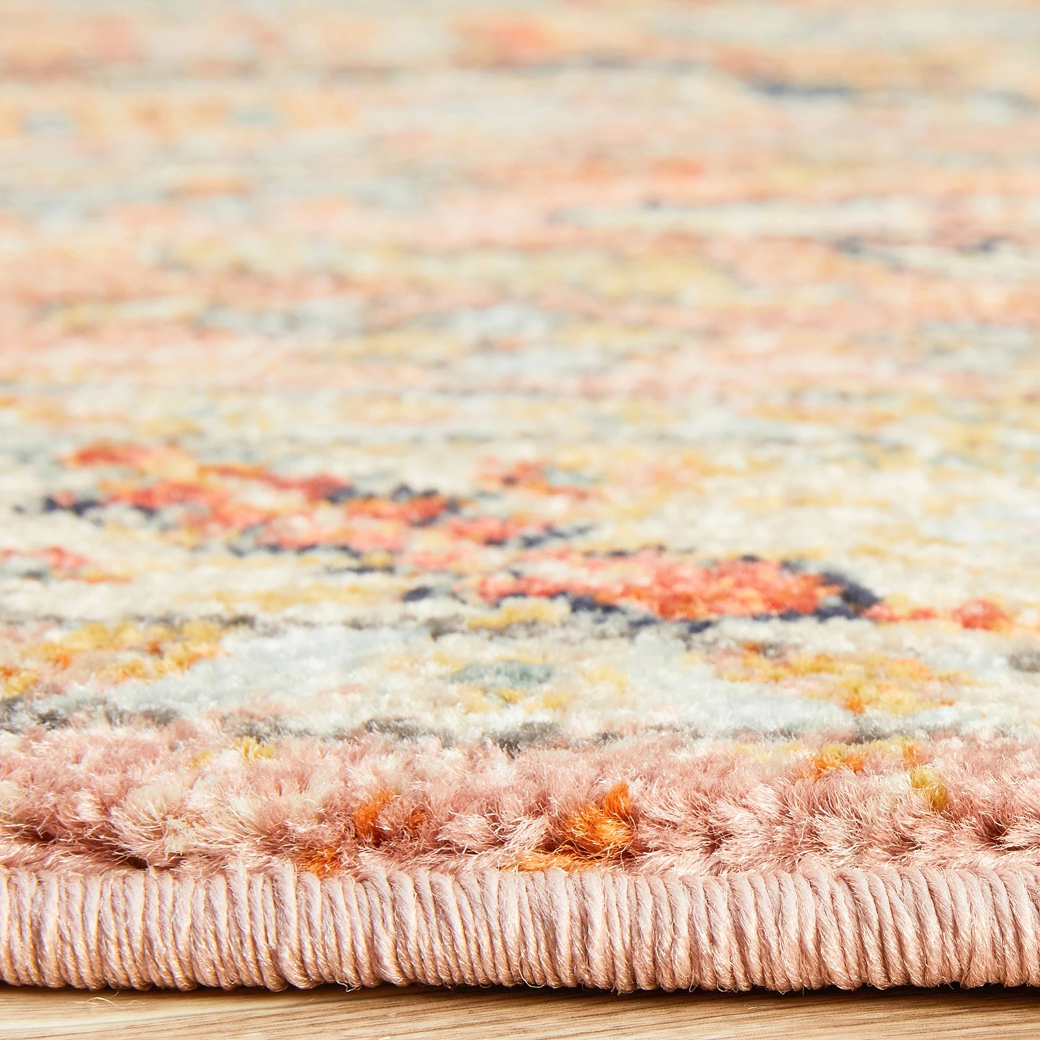 7 Common Ground Rugs Eterna 850 200x200cm - Medium Round Power Loomed Pet Friendly Rug - Beige, 7 of 8