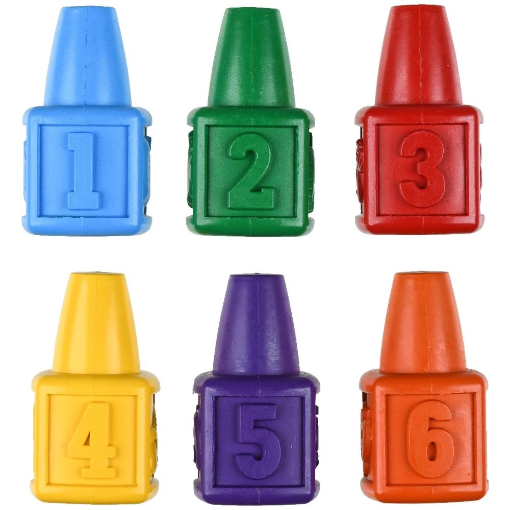 3 Kadink Number Finger Crayons 6 Pack, 3 of 4