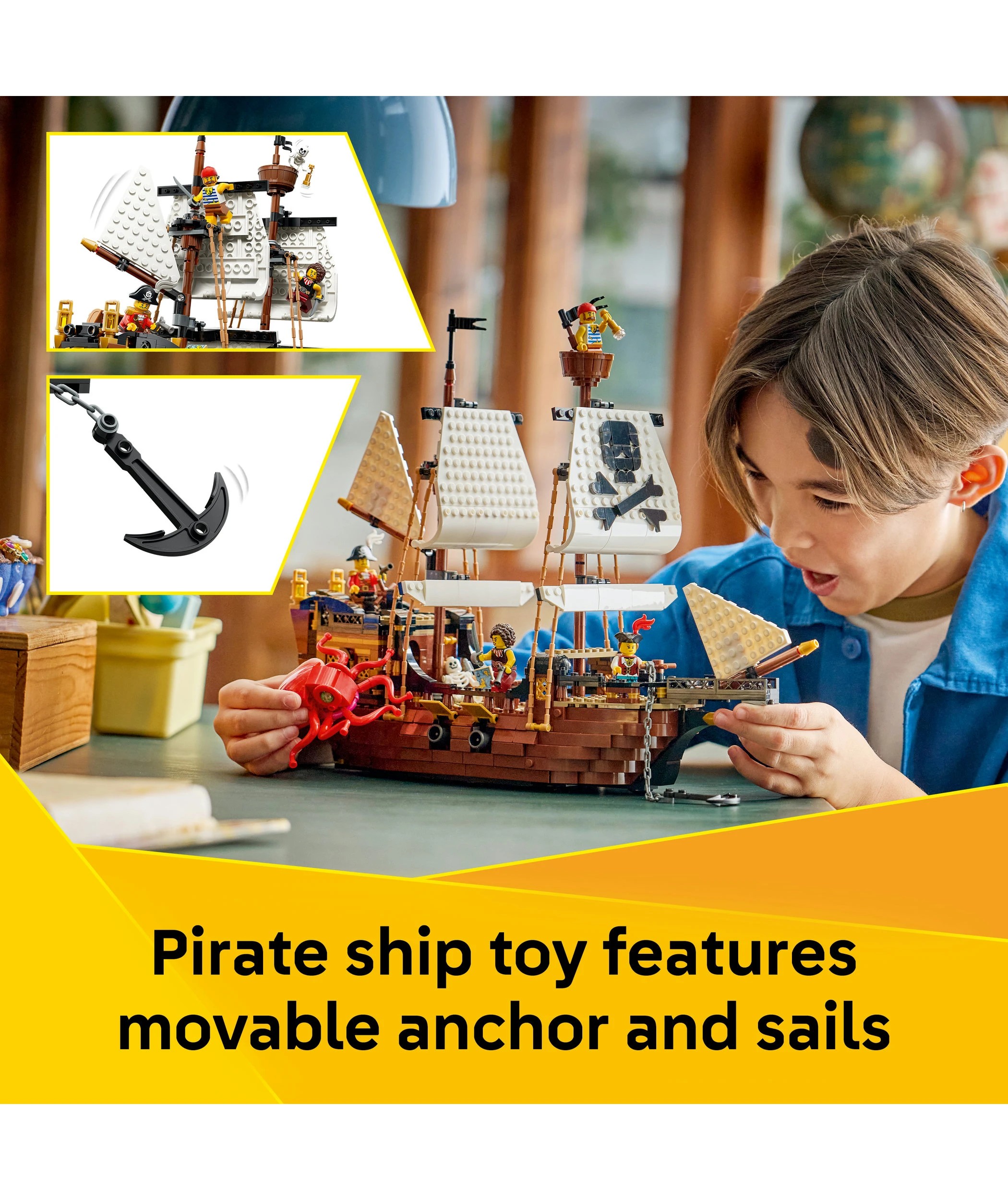 5 LEGO Creator Iconic Pirate Ship 31387, 5 of 9