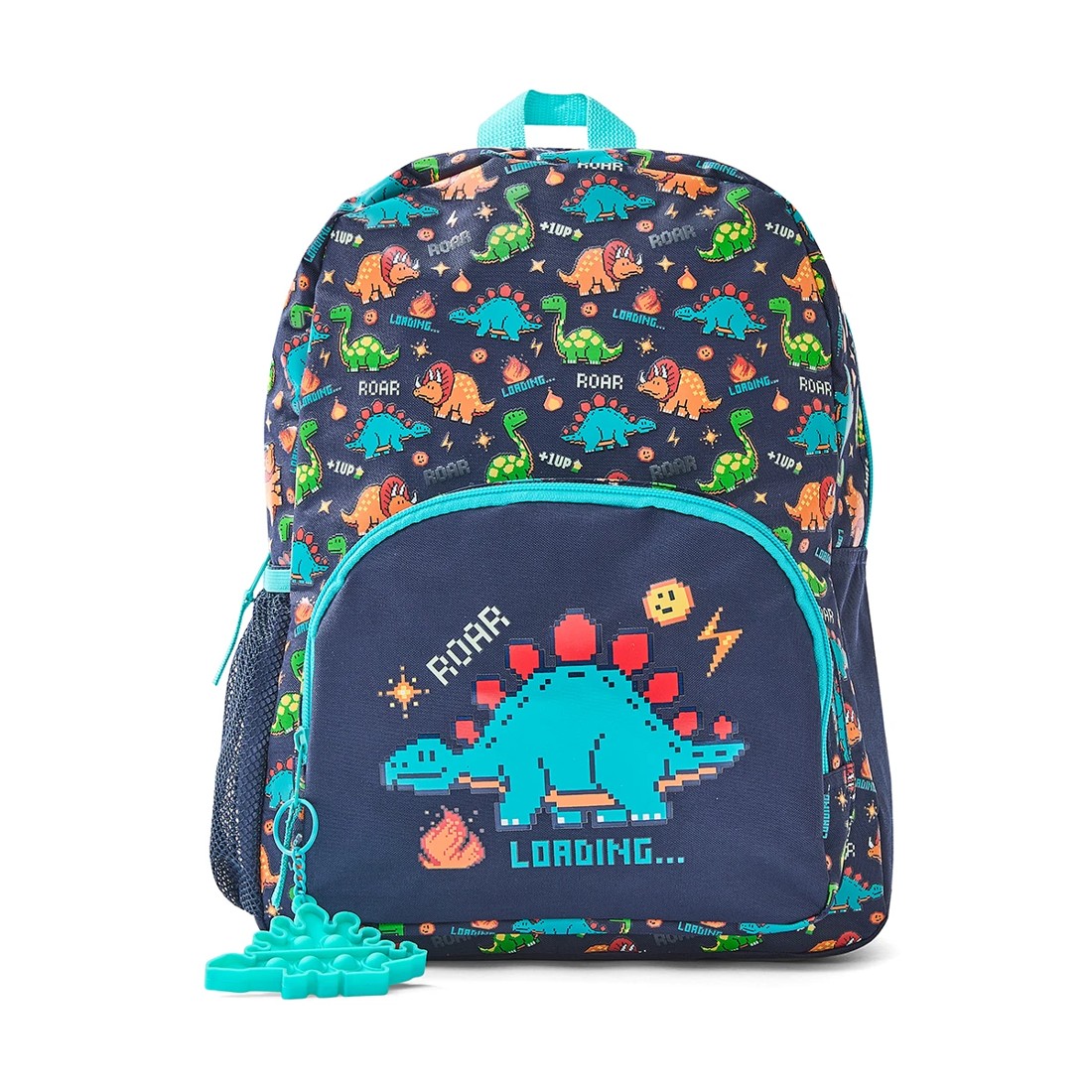 3 Junior Backpack - Dino Gamer, Navy, 3 of 10