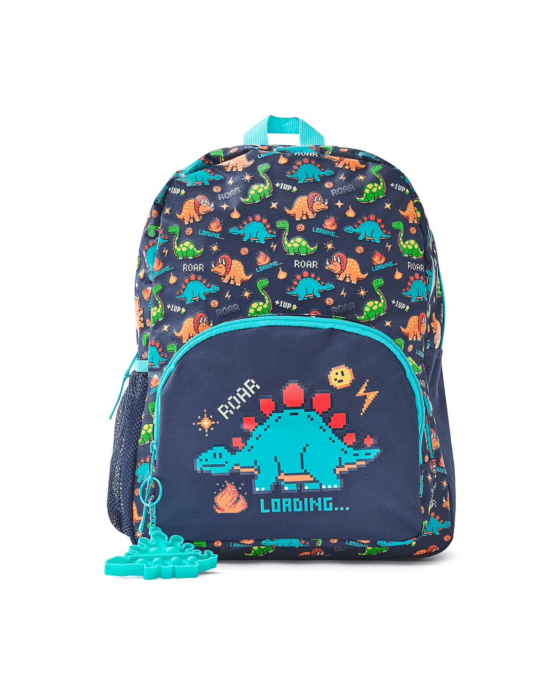 3 Junior Backpack - Dino Gamer, Navy, 3 of 10