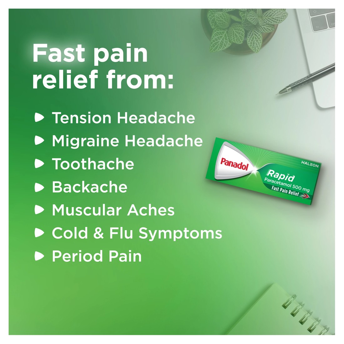 9 16 Pack Panadol Rapid Paracetamol 500mg, 9 of 10