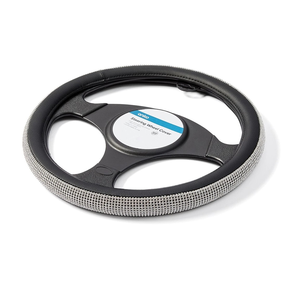 3 Diamante Steering Wheel Cover, 3 of 7