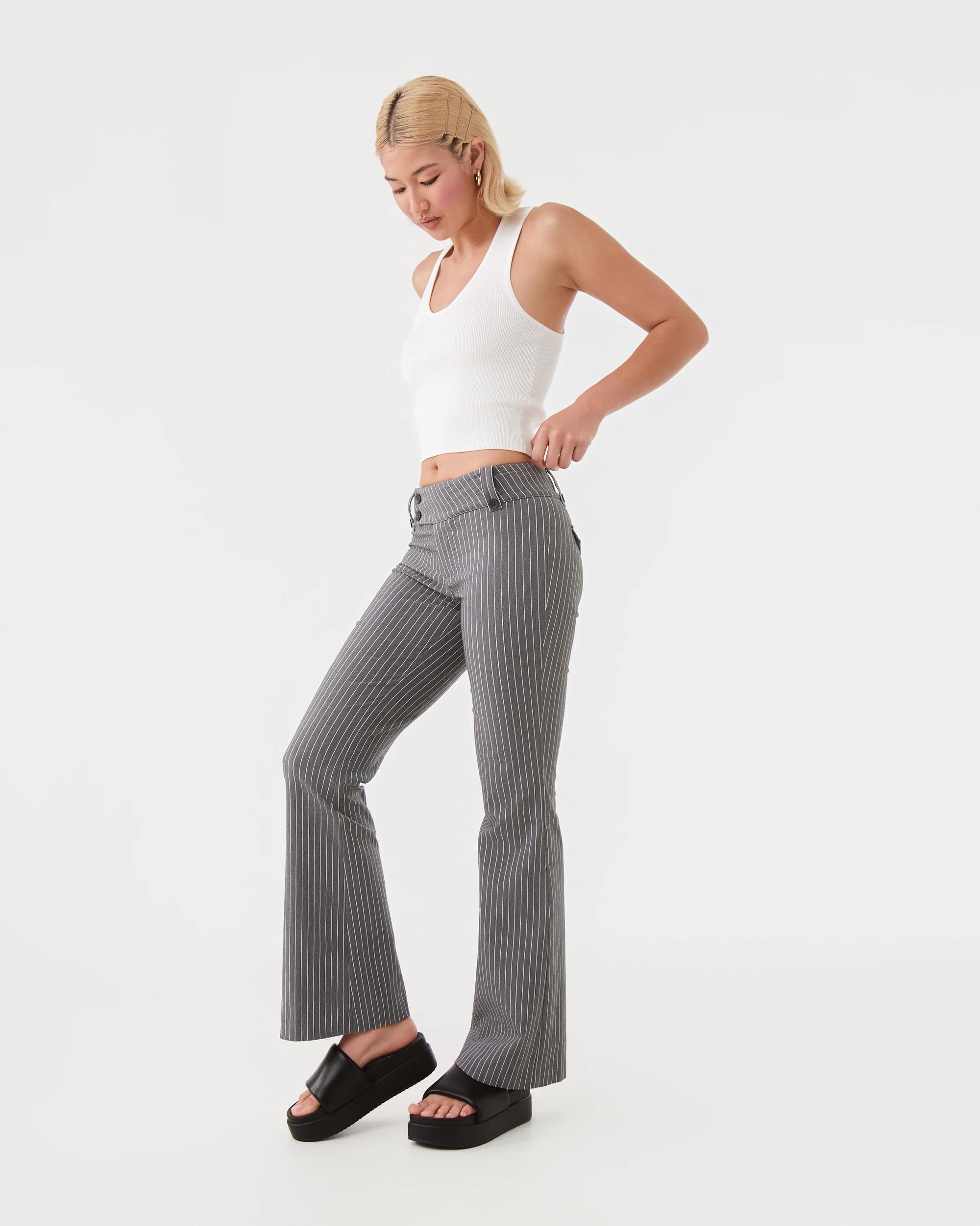 3 Youth Low Rise Bengaline Pants Pinstripe, 3 of 9