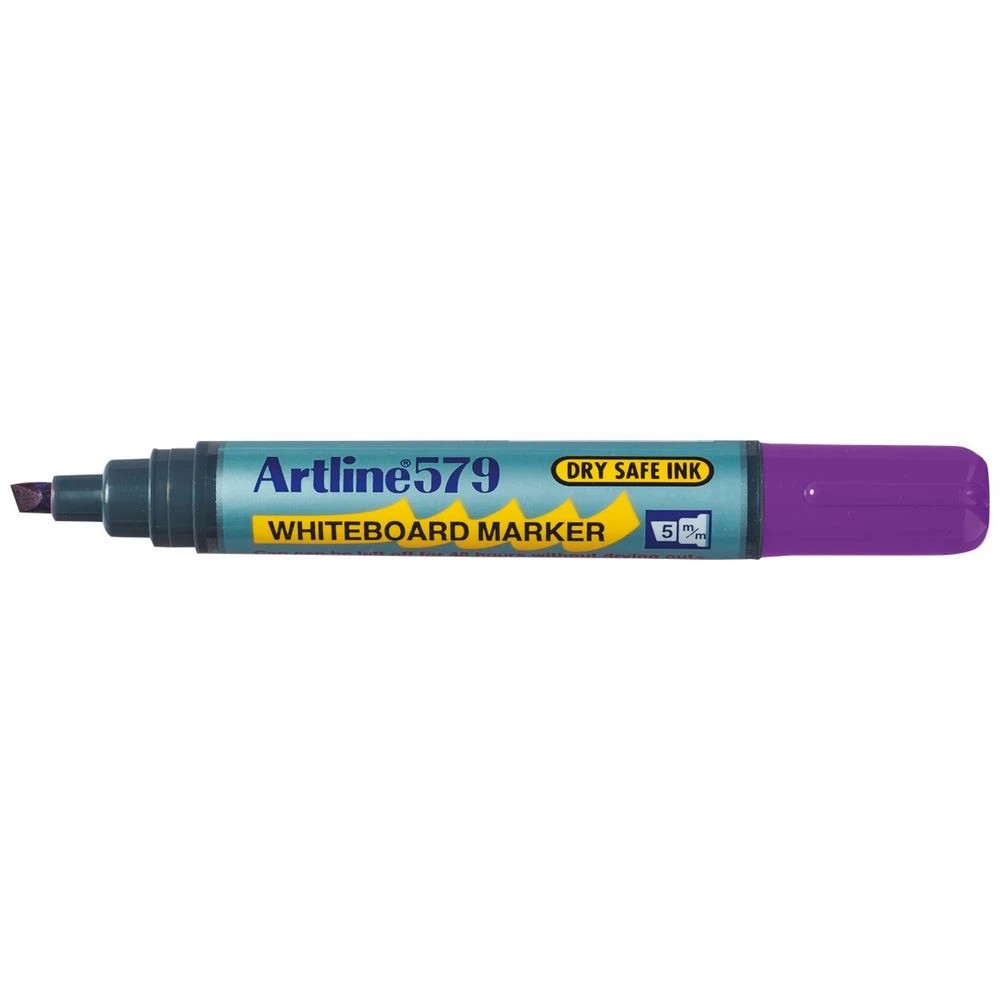 1 Artline 579 Whiteboard Marker Chisel Purple, 1 of 2