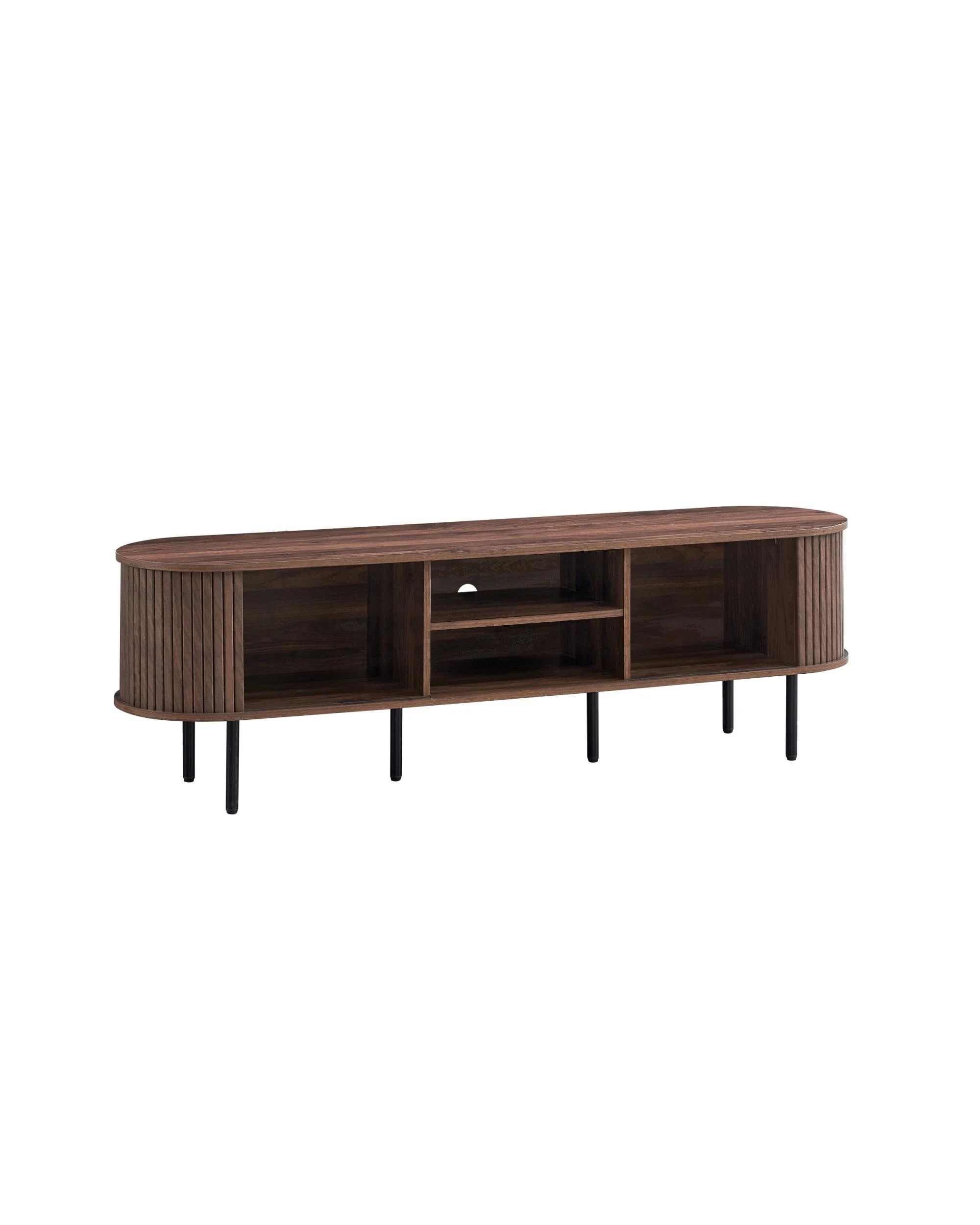 3 Kodu TV Entertainment Unit 170cm 2 Doors Walnut - Brown, 3 of 8