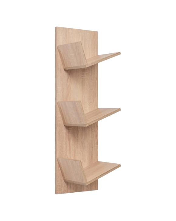 European Cabinetry London Display Shelf Swiss Krono Boards Oak - Natural