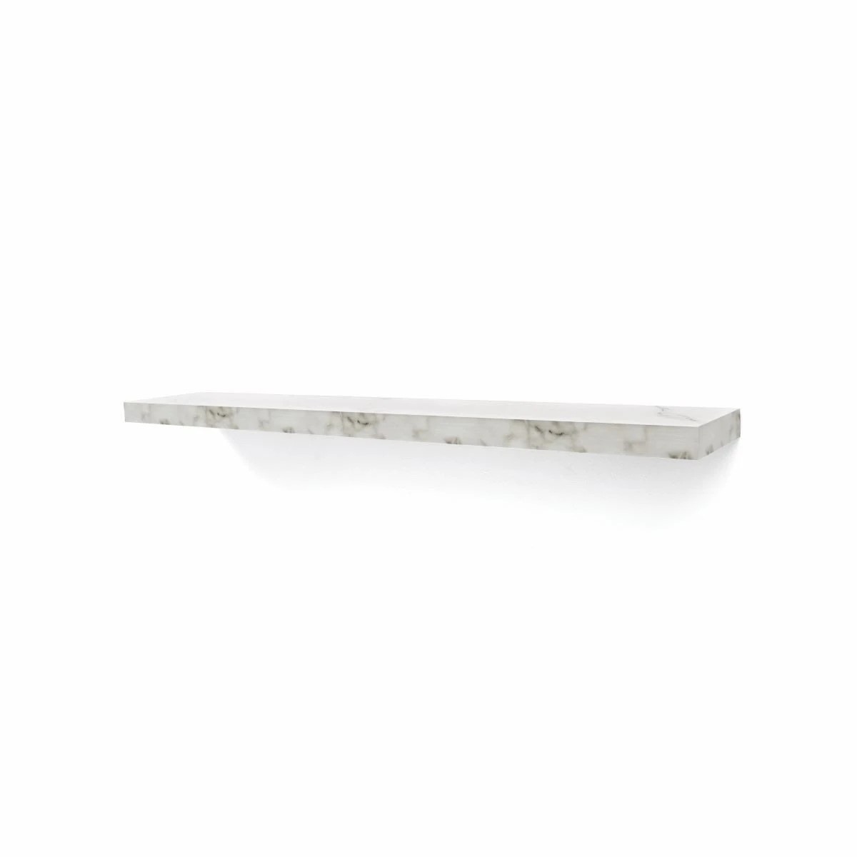 2 Marble Look Floating Shelf, 2 of 2