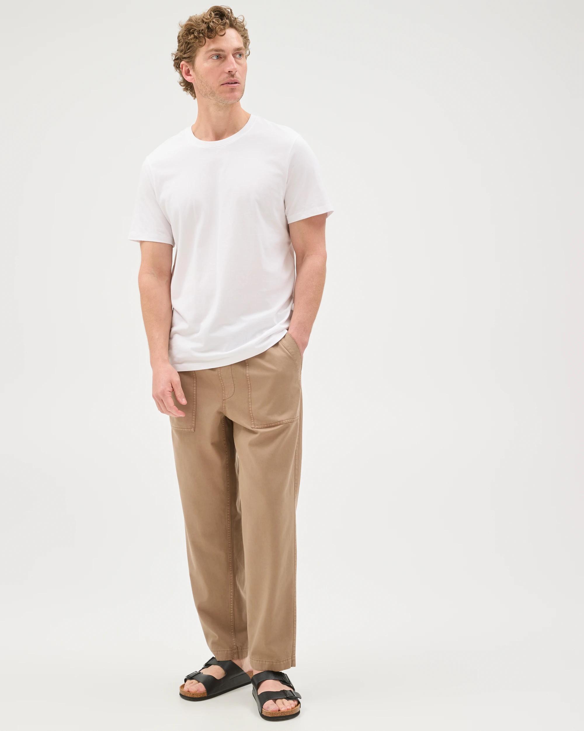 2 Target Man Elastic Waist Beach Pants SEPIA TINT, 2 of 7