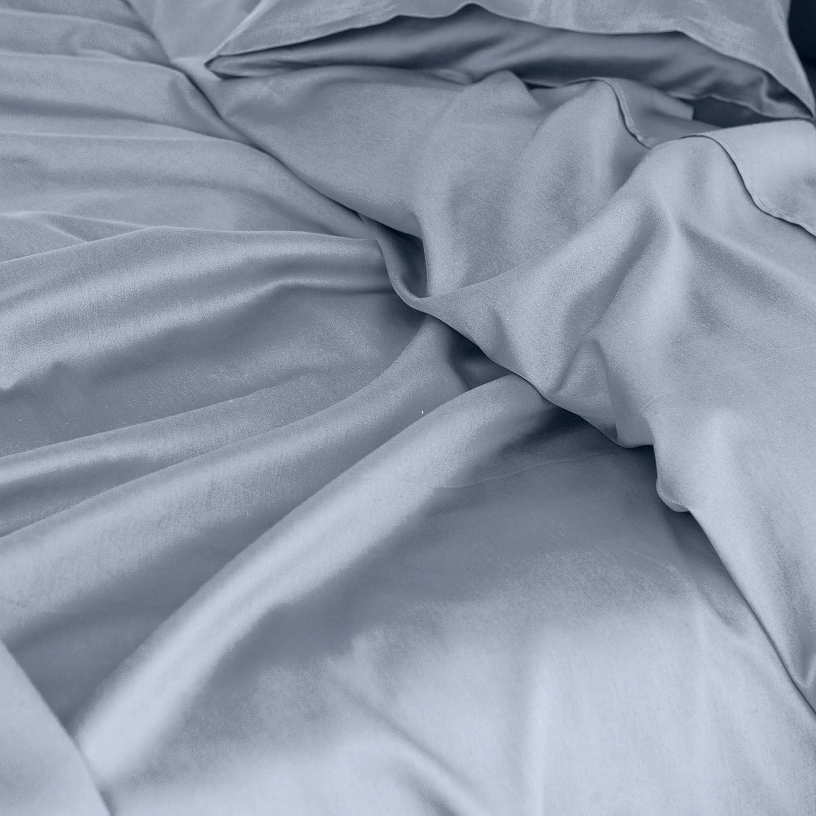 5 Royal Comfort 1000TC Balmain Hotel Grade Bamboo Cotton Sheets Pillowcases Set - Queen Bed - Blue, 5 of 5