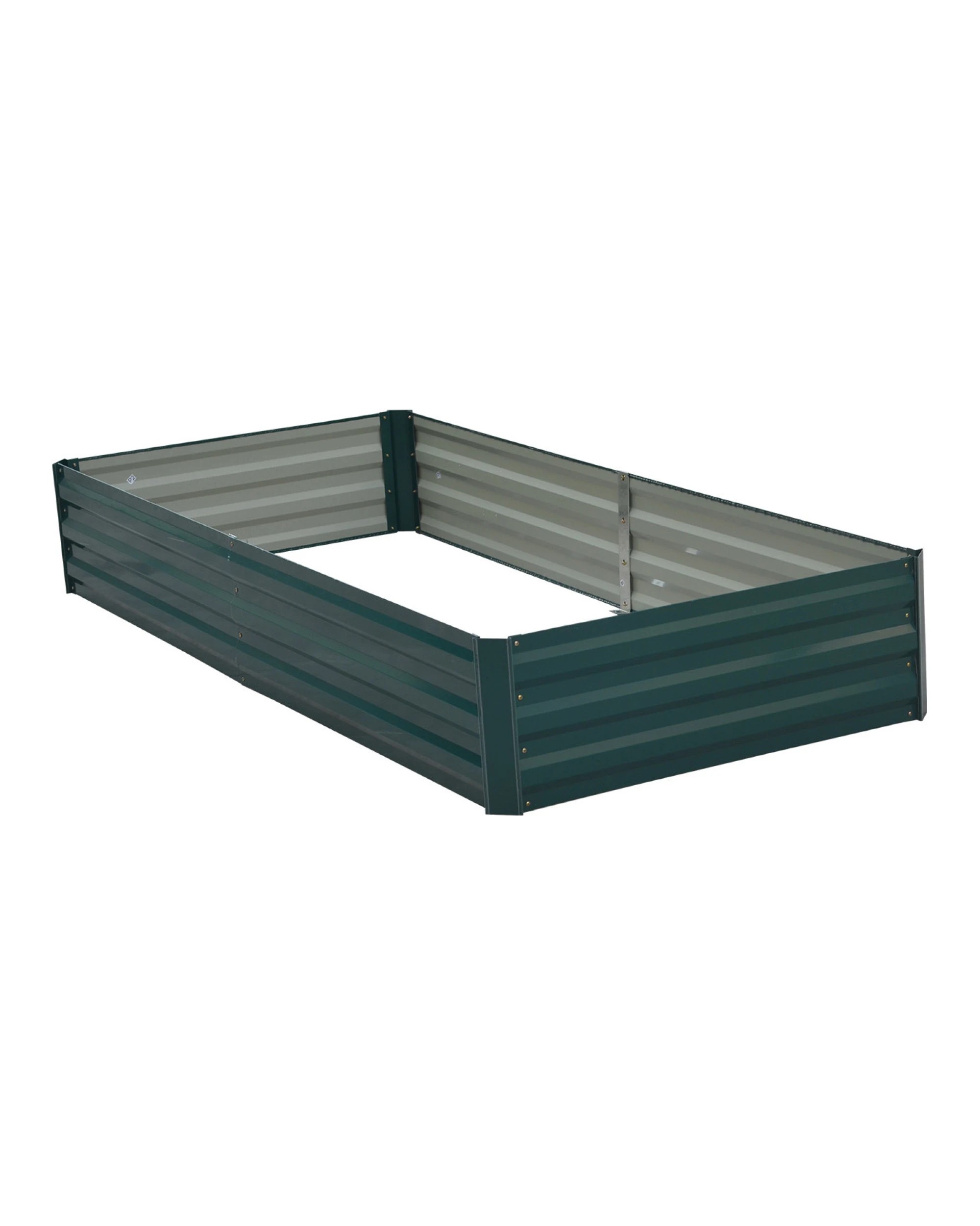 4 Wallaroo Galvanized Steel Raised Garden Bed 210 x 90 x 30cm Plants Vegetables Herbs Flowers - Green, 4 of 5
