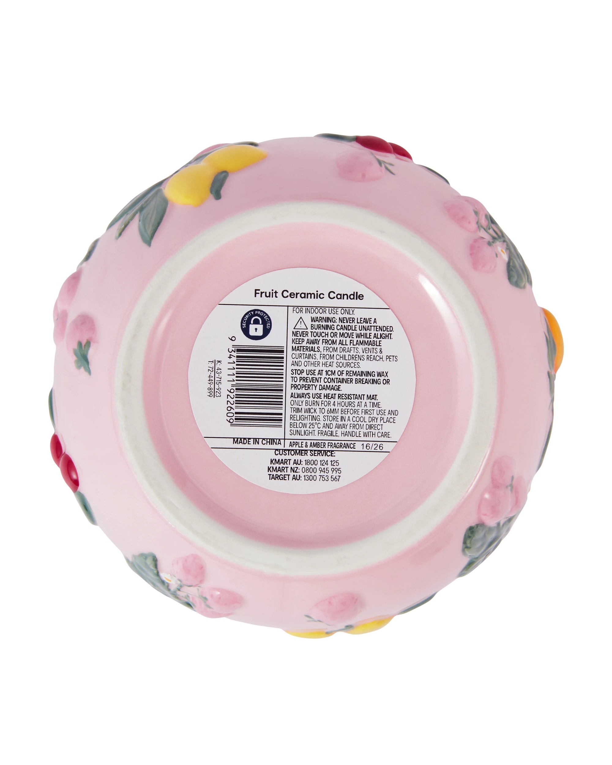 5 Fruit Ceramic Candle, 5 of 5