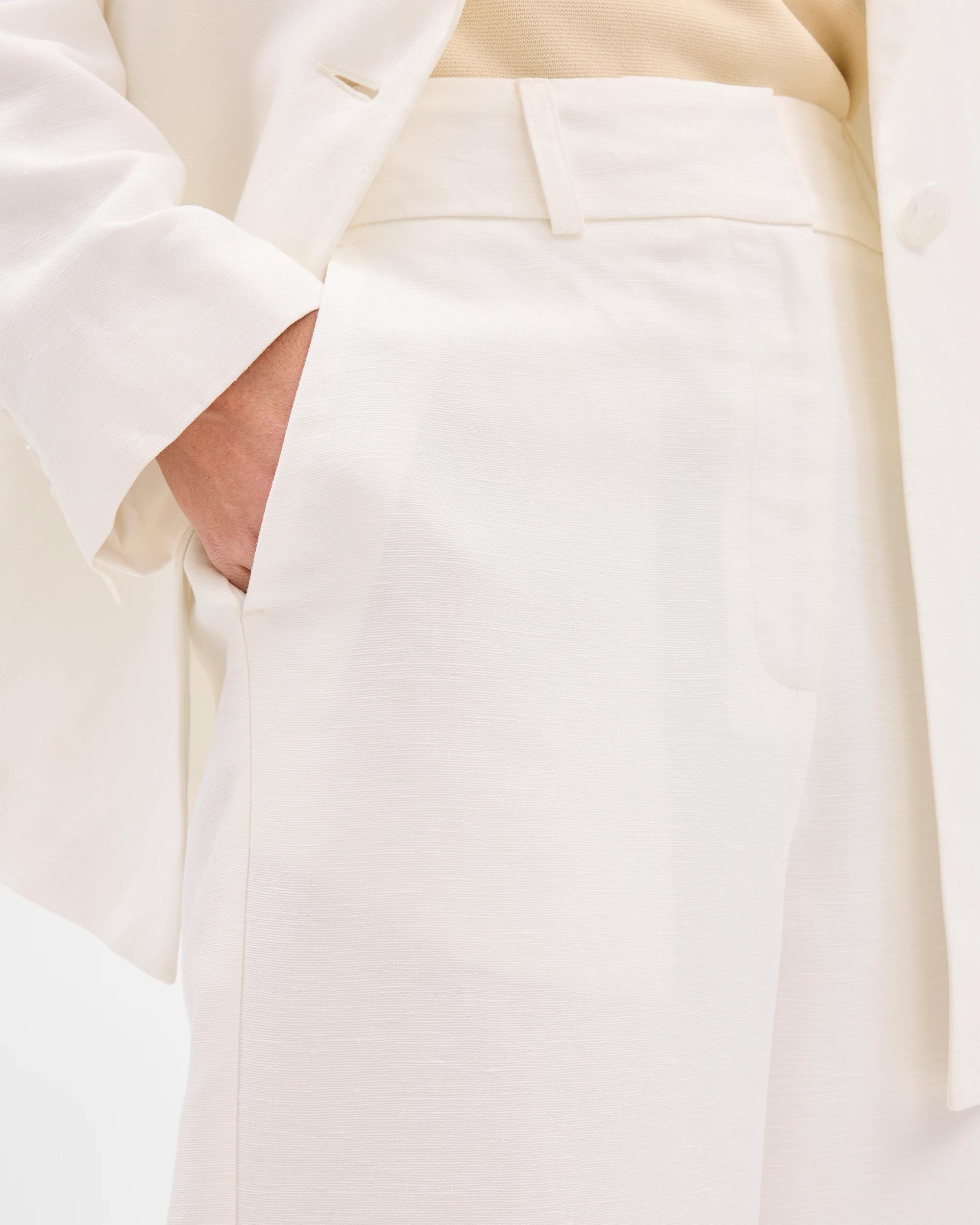 5 Linen Blend Wide Leg Pants - Preview PEARL, 5 of 7