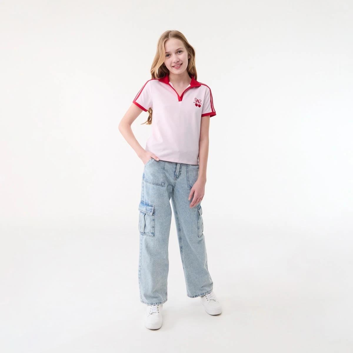 5 Polo T-shirt RED CHERRY HEART, 5 of 6