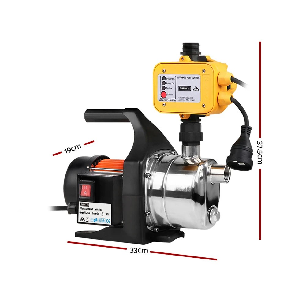 2 Giantz Garden Water Jet Pump High Pressure 800W Max. Tank Rain Farm Irrigation - Multi, 2 of 5