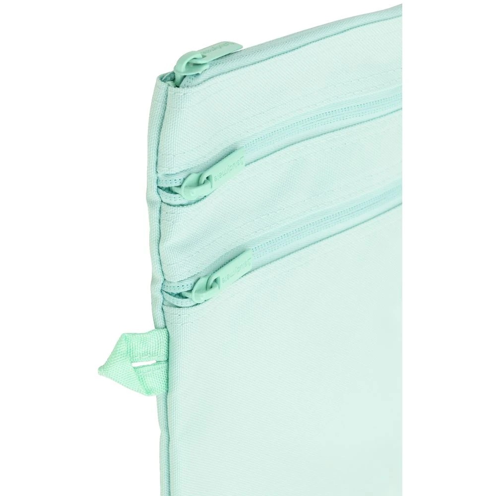 3 Studymate Triple Zip Large Pencil Case Mint, 3 of 3
