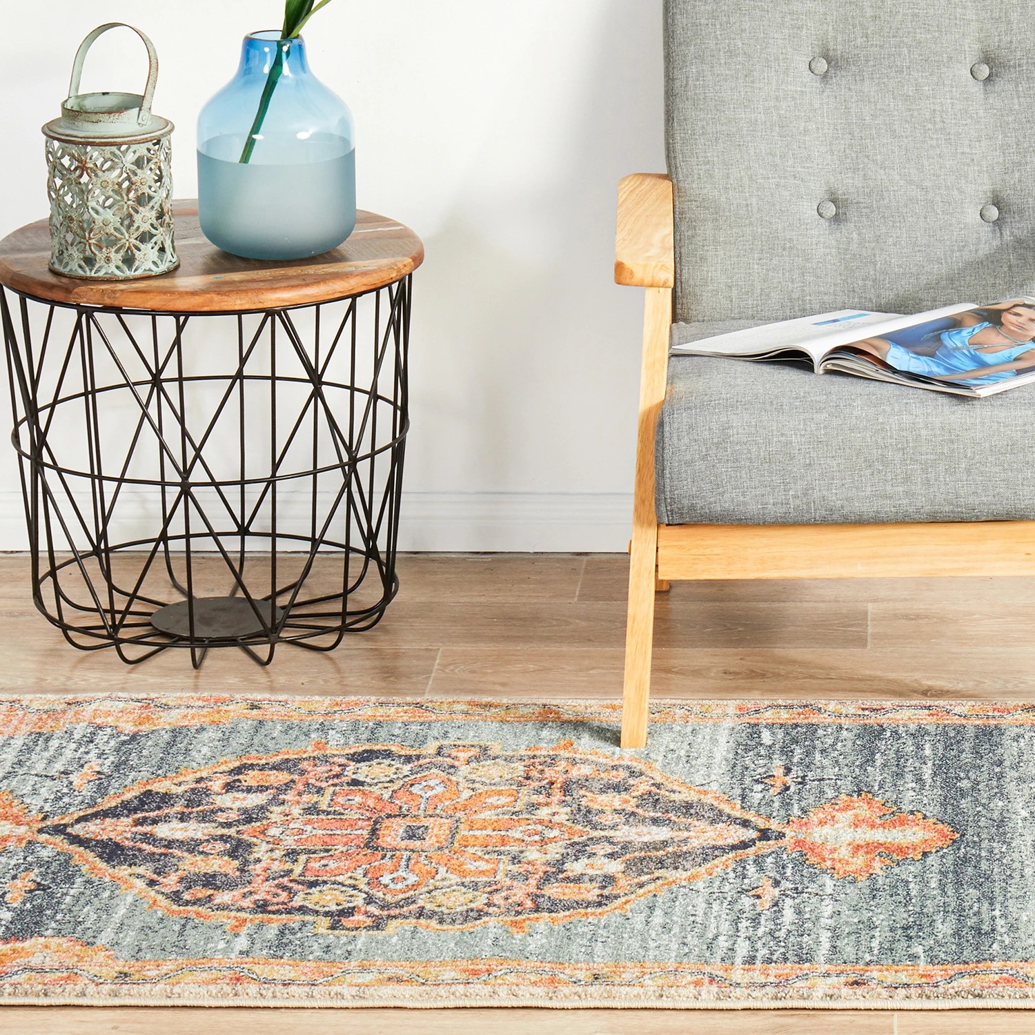 3 Common Ground Rugs Eterna 862 500x80cm - Extra Large Runner Power Loomed Pet Friendly Rug - Brown, 3 of 9